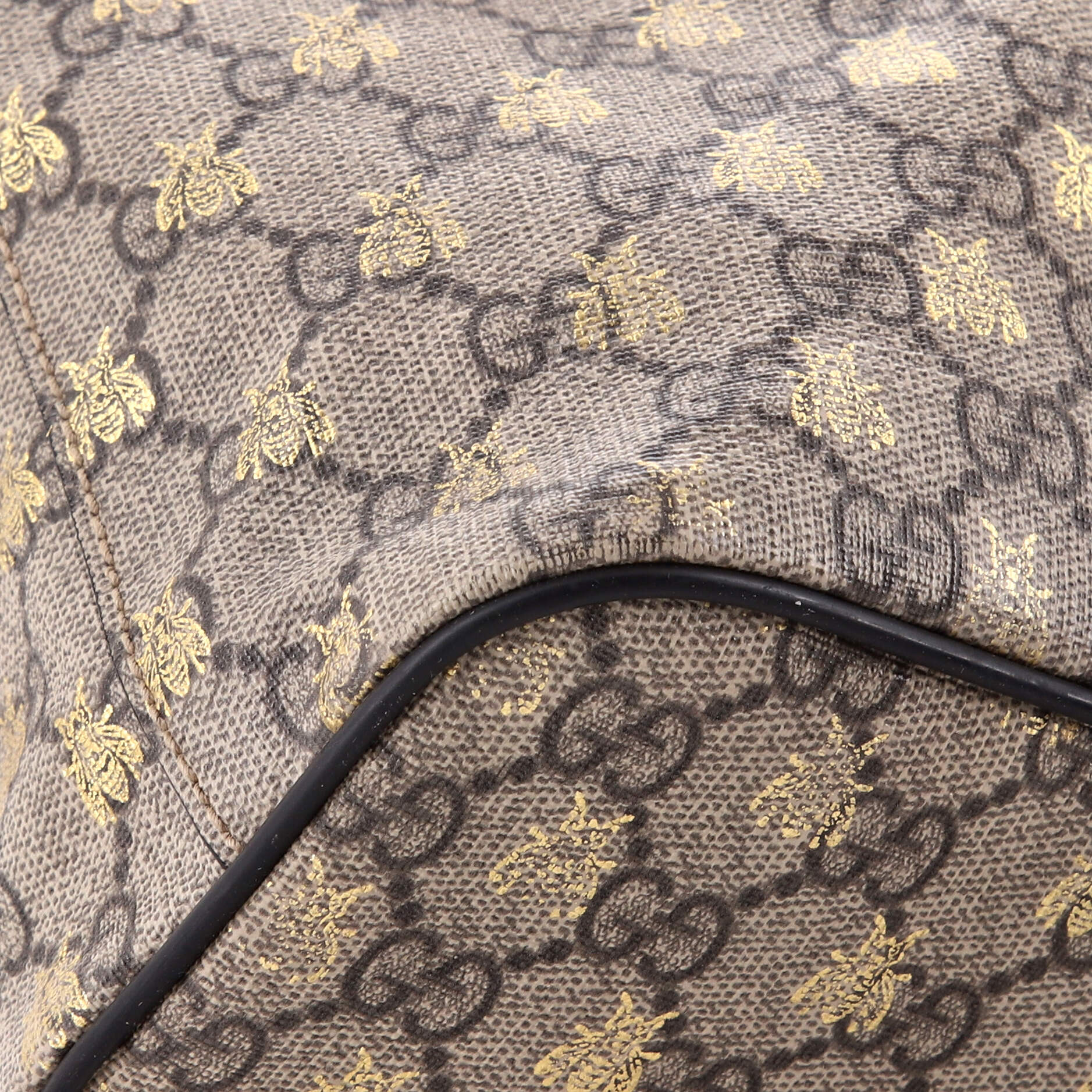 Convertible Soft Tote Printed GG Coated Canvas Small