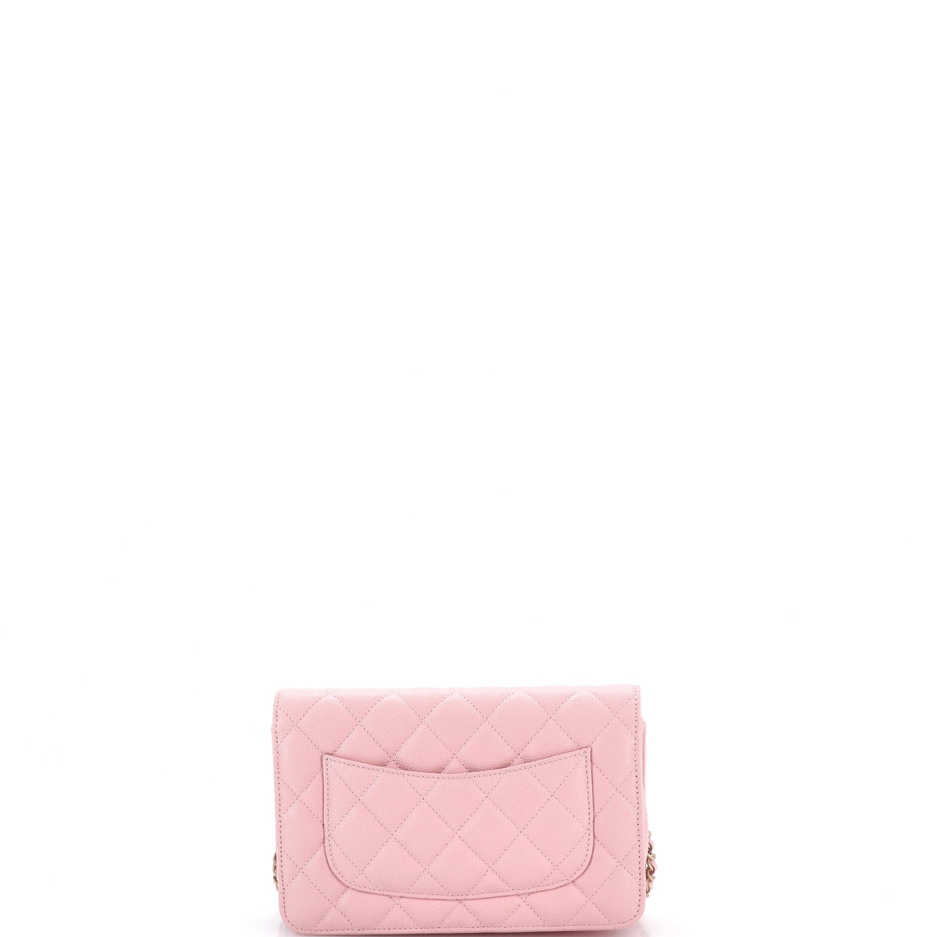 Wallet on Chain Quilted Caviar