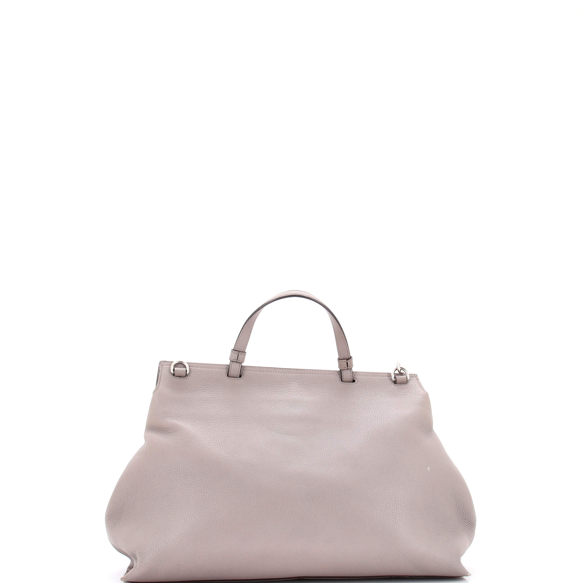 Bamboo Daily Top Handle Bag Leather Large