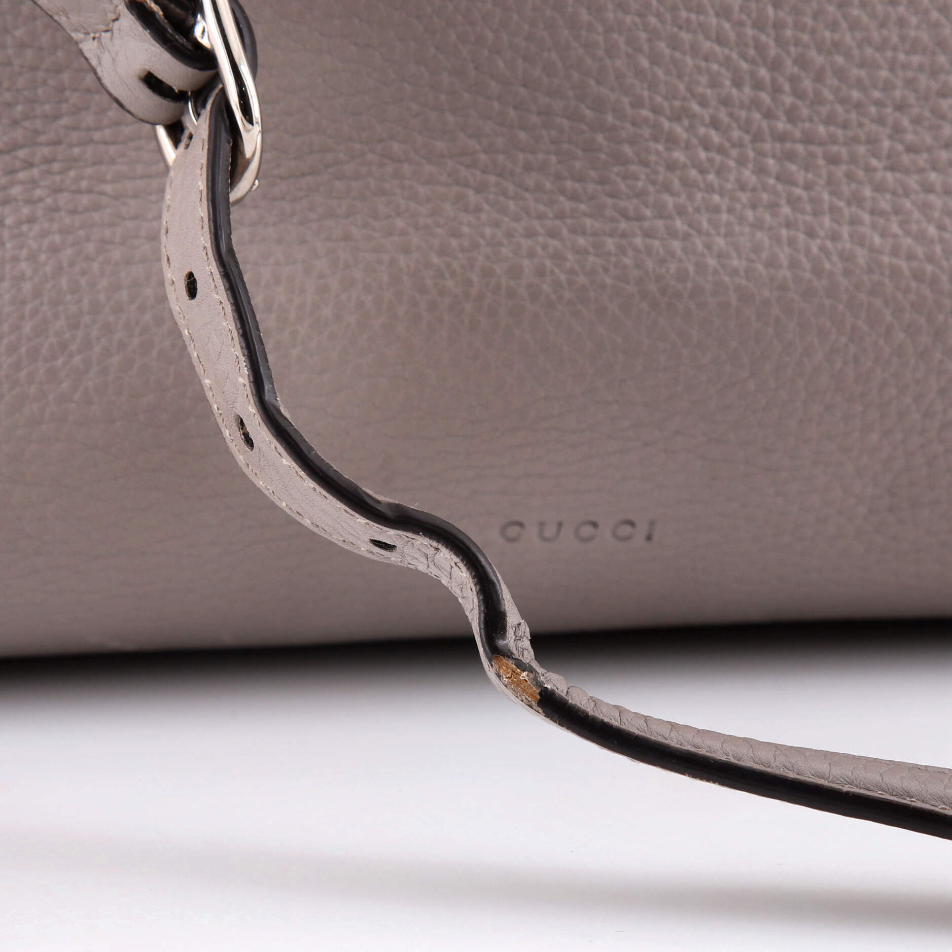 Bamboo Daily Top Handle Bag Leather Large