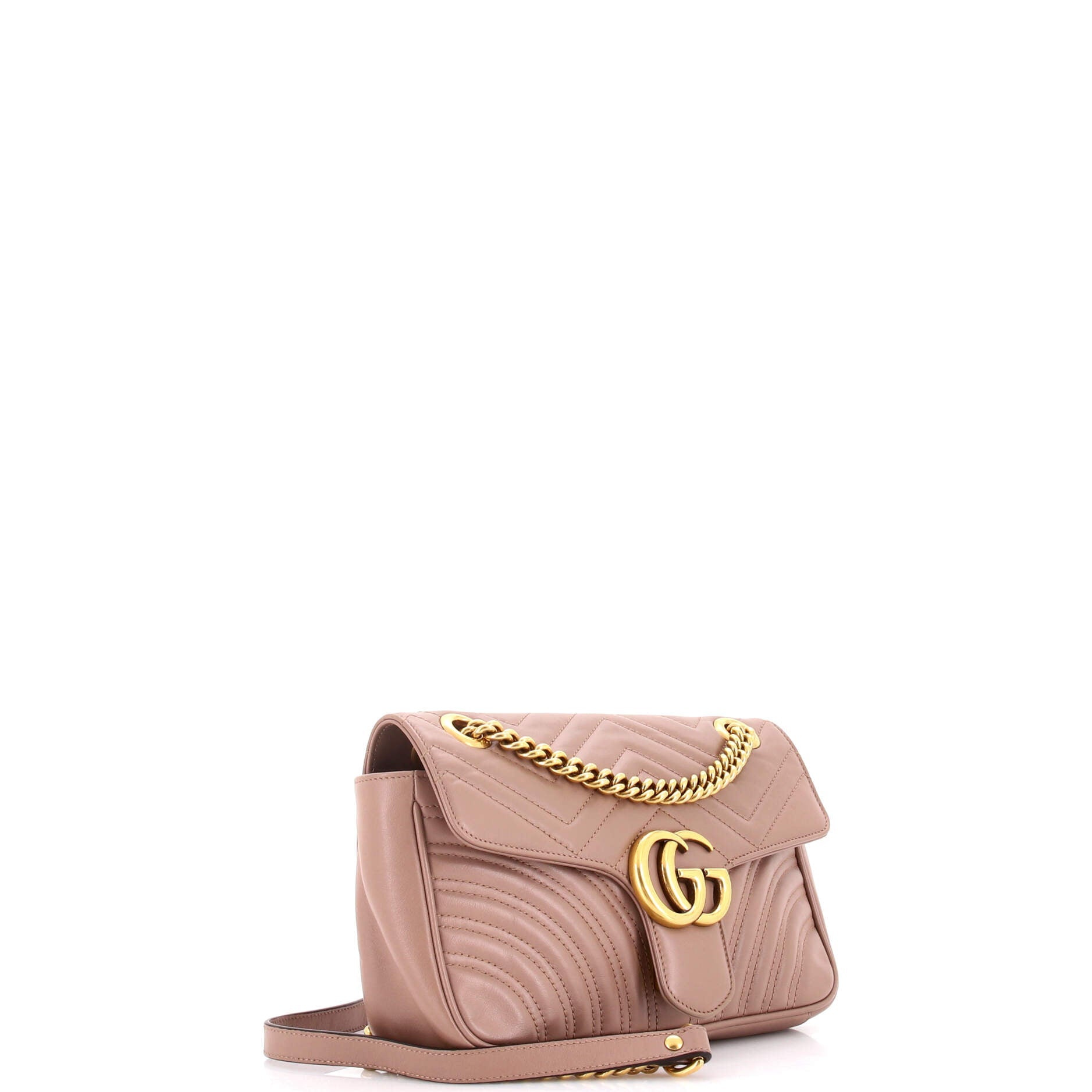 GG Marmont Flap Bag Matelasse Leather Small