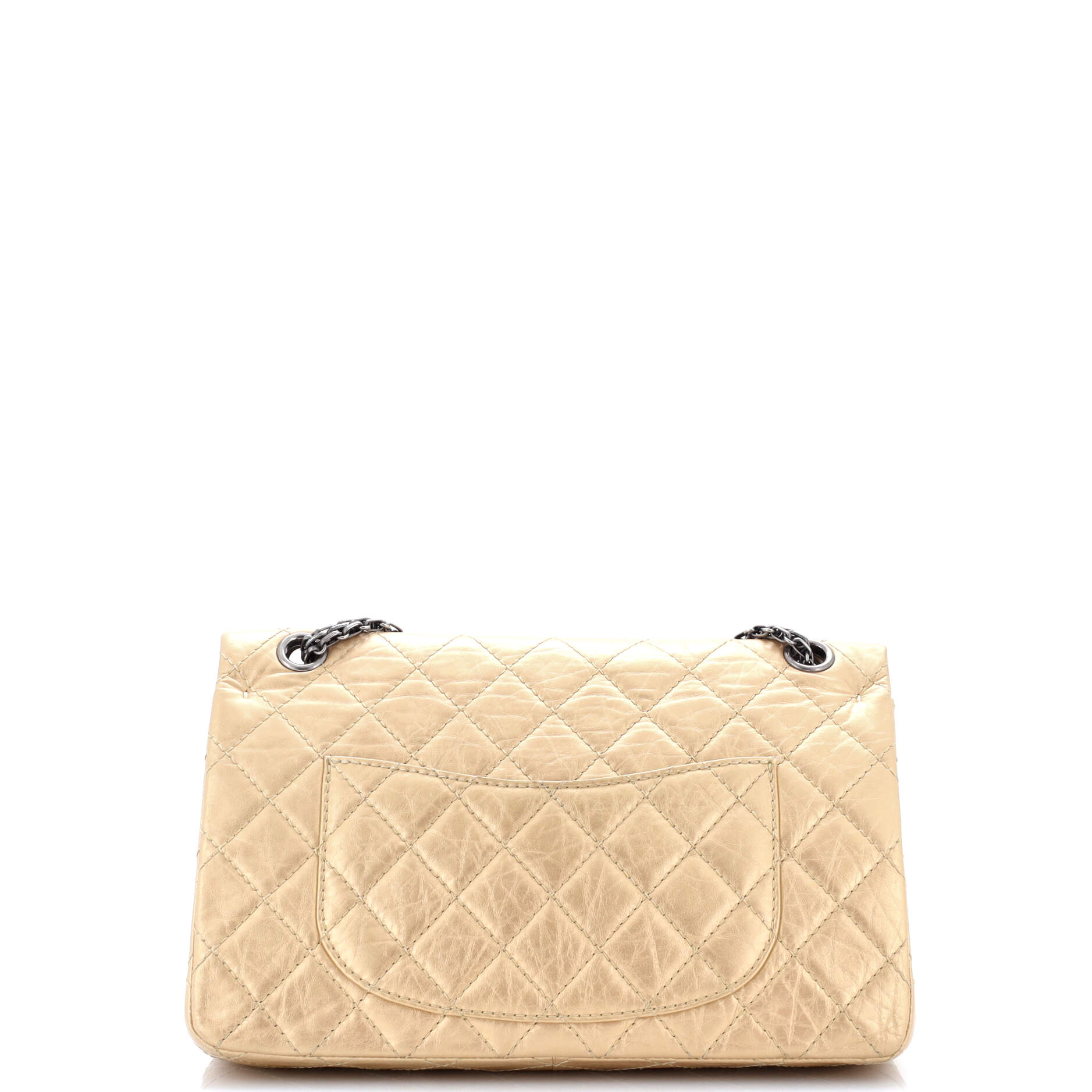 Reissue 2.55 Flap Bag Quilted Metallic Aged Calfskin 226
