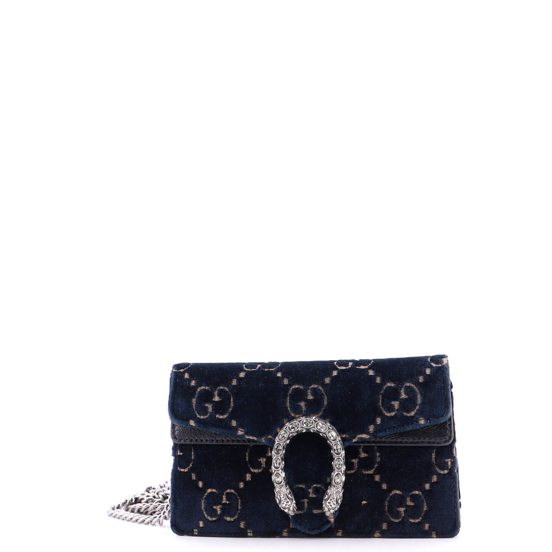 Dionysus Bag GG Velvet Super Mini