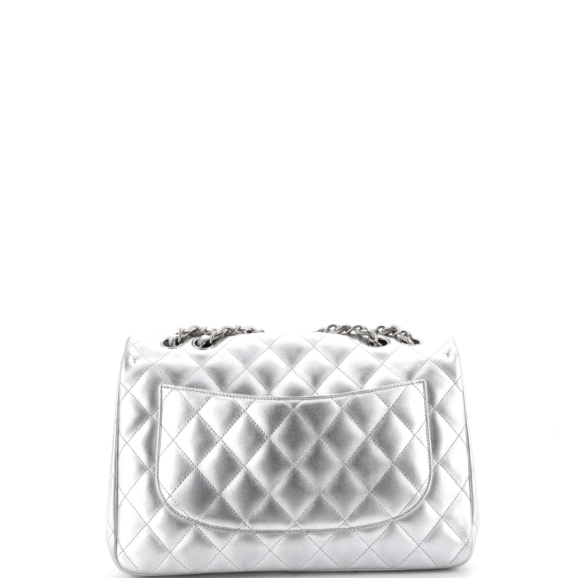 Classic Single Flap Bag Quilted Lambskin Jumbo