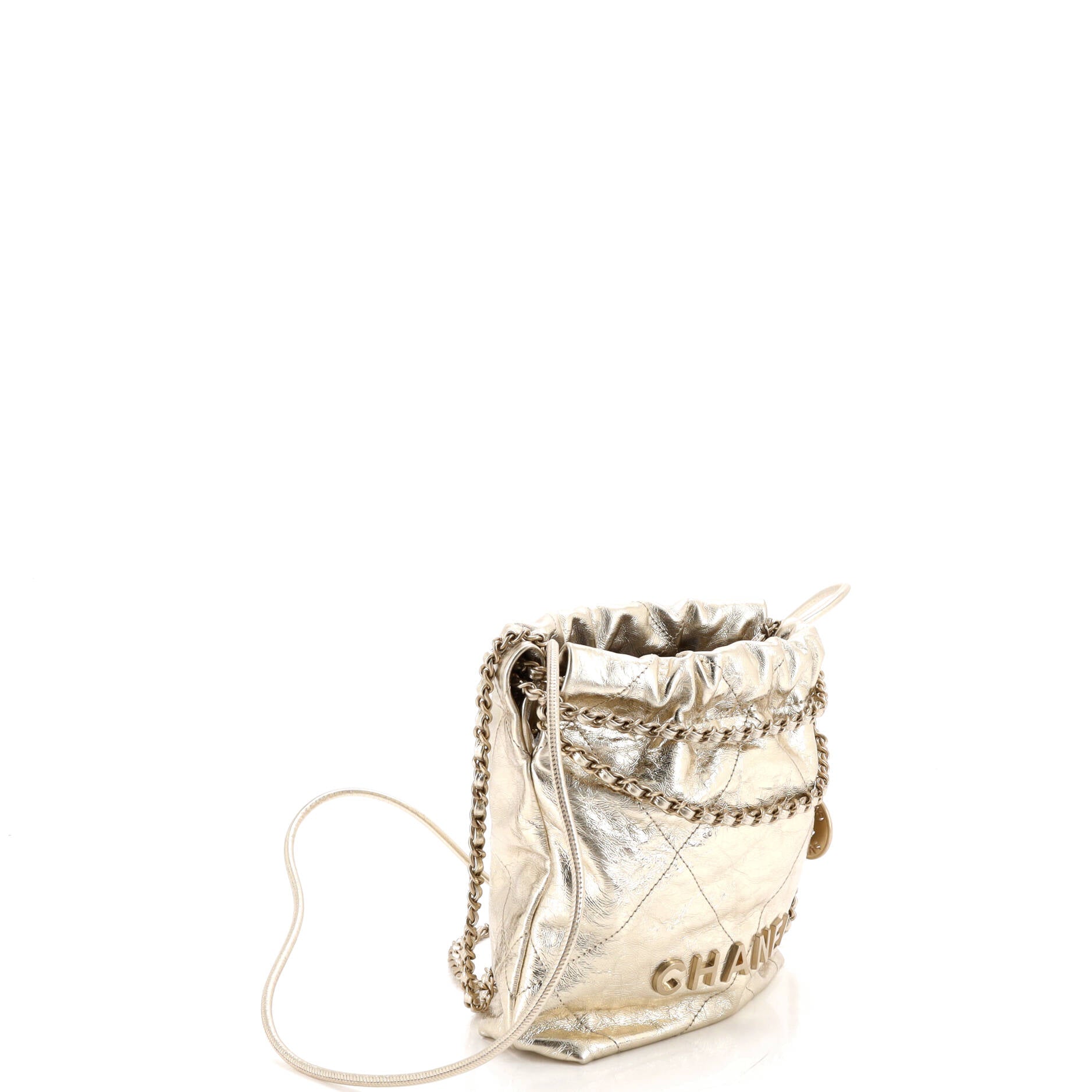 22 Chain Hobo Quilted Calfskin Mini