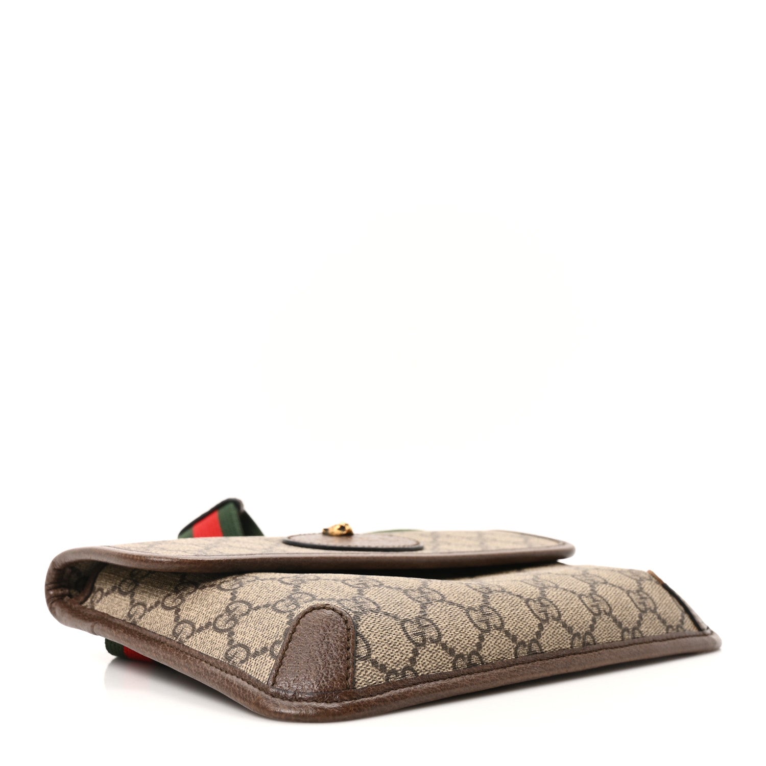 GG Supreme Monogram Neo Vintage Web Belt Bag Brown