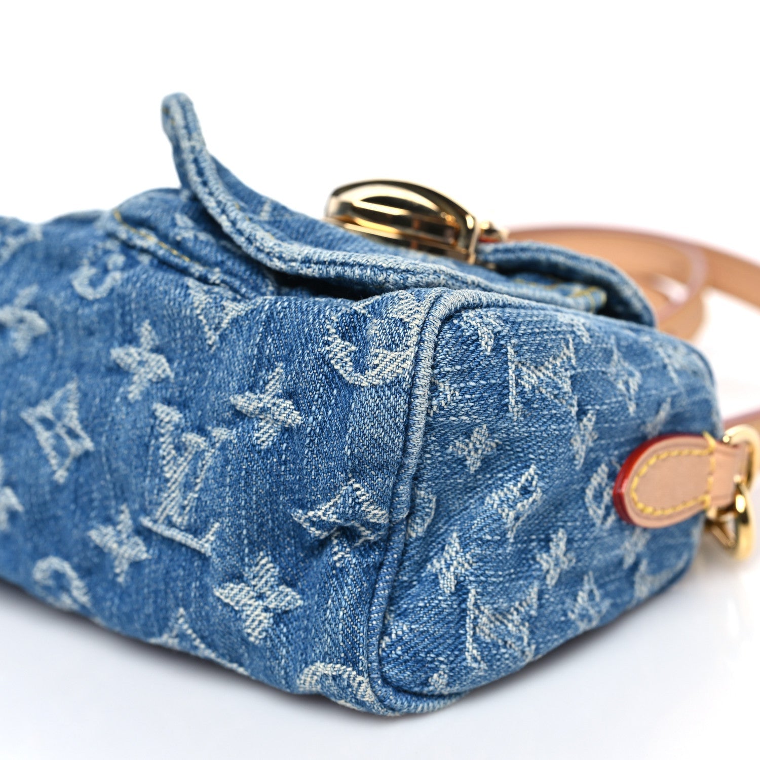 Monogram Denim Nano Speedy Blue