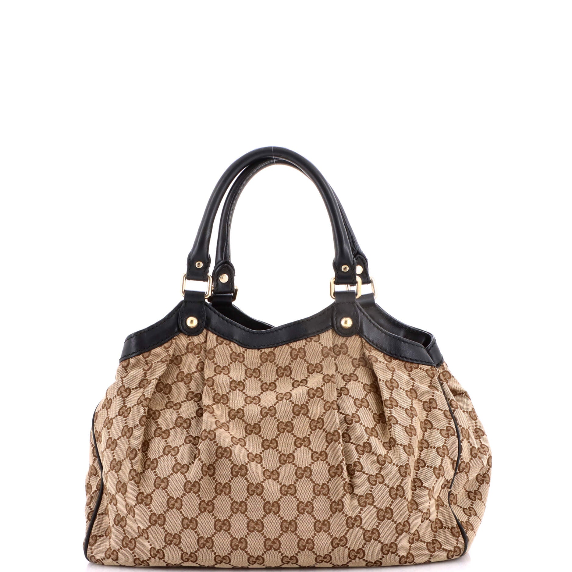 Sukey Tote GG Canvas with Leather Medium