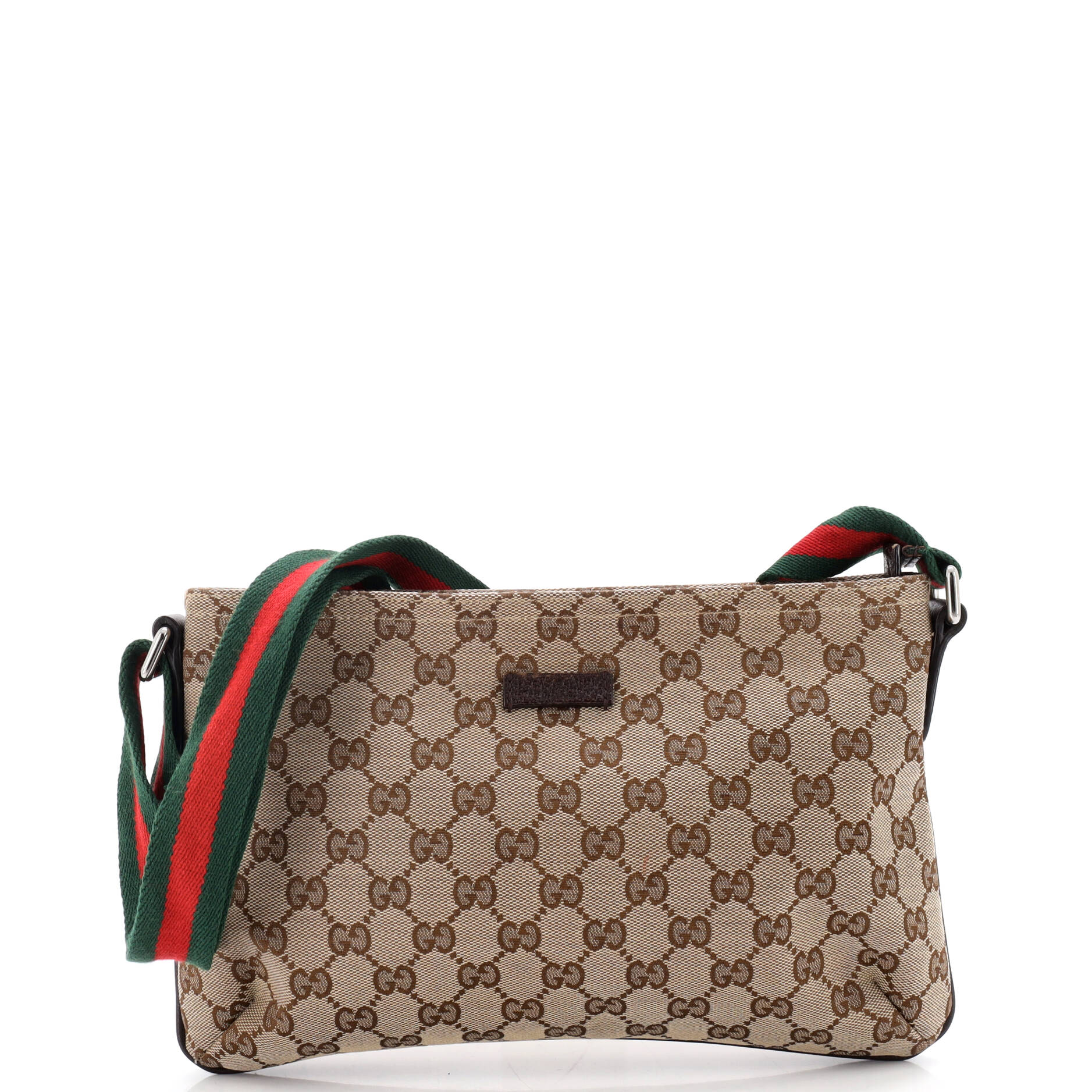 Web Strap Messenger Bag GG Canvas Small