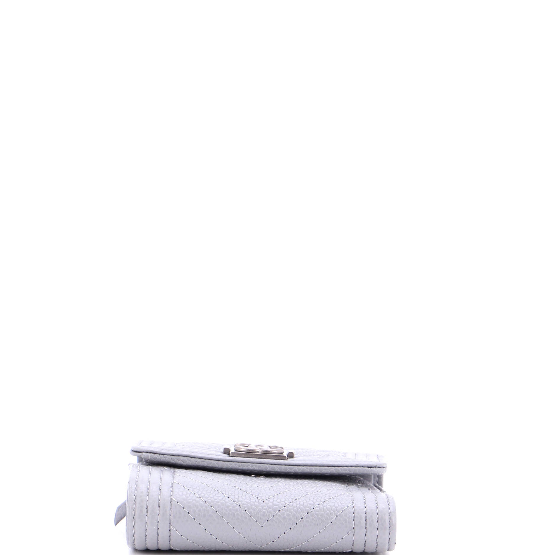 Boy Trifold Flap Wallet Chevron Caviar Small