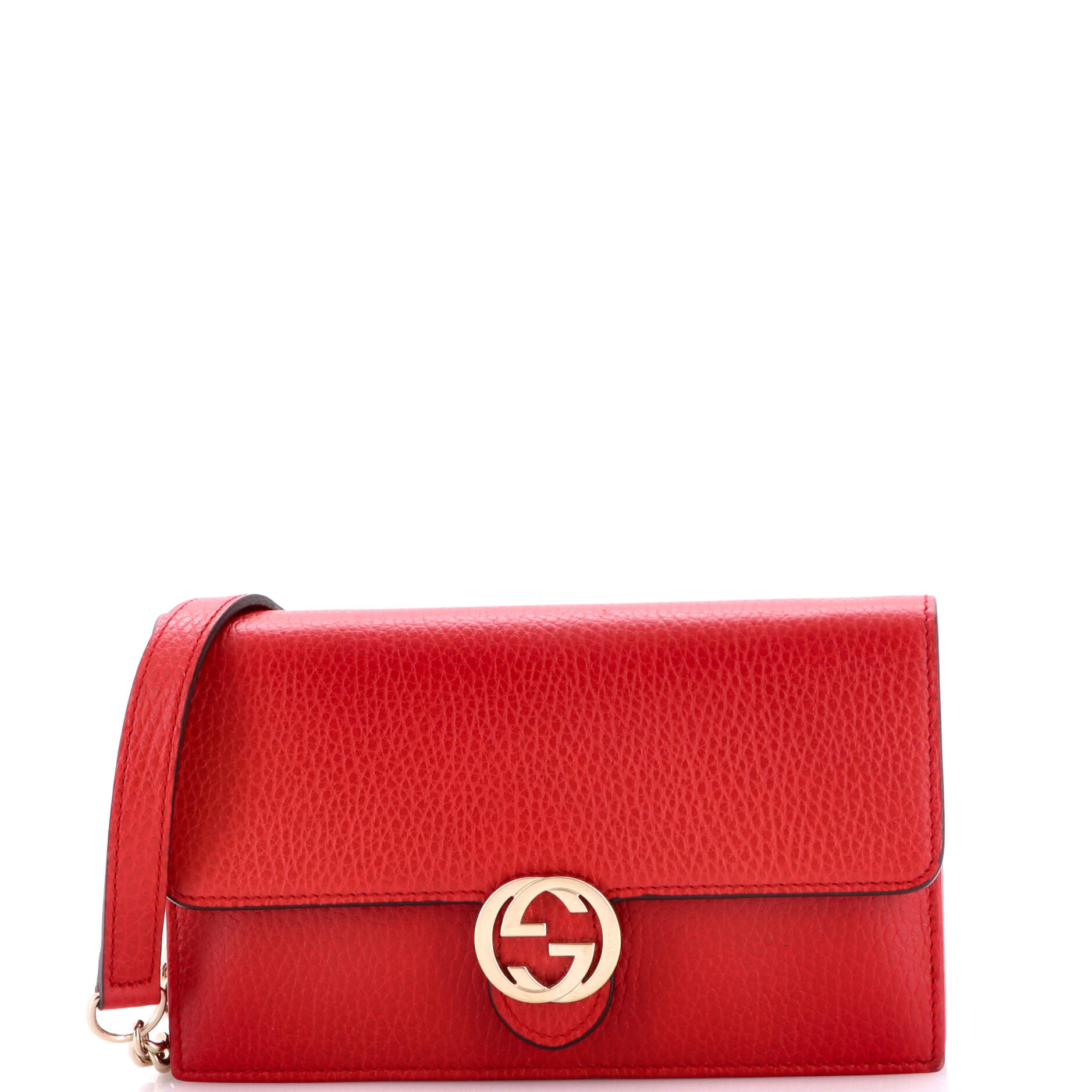 Interlocking Wallet on Chain Leather