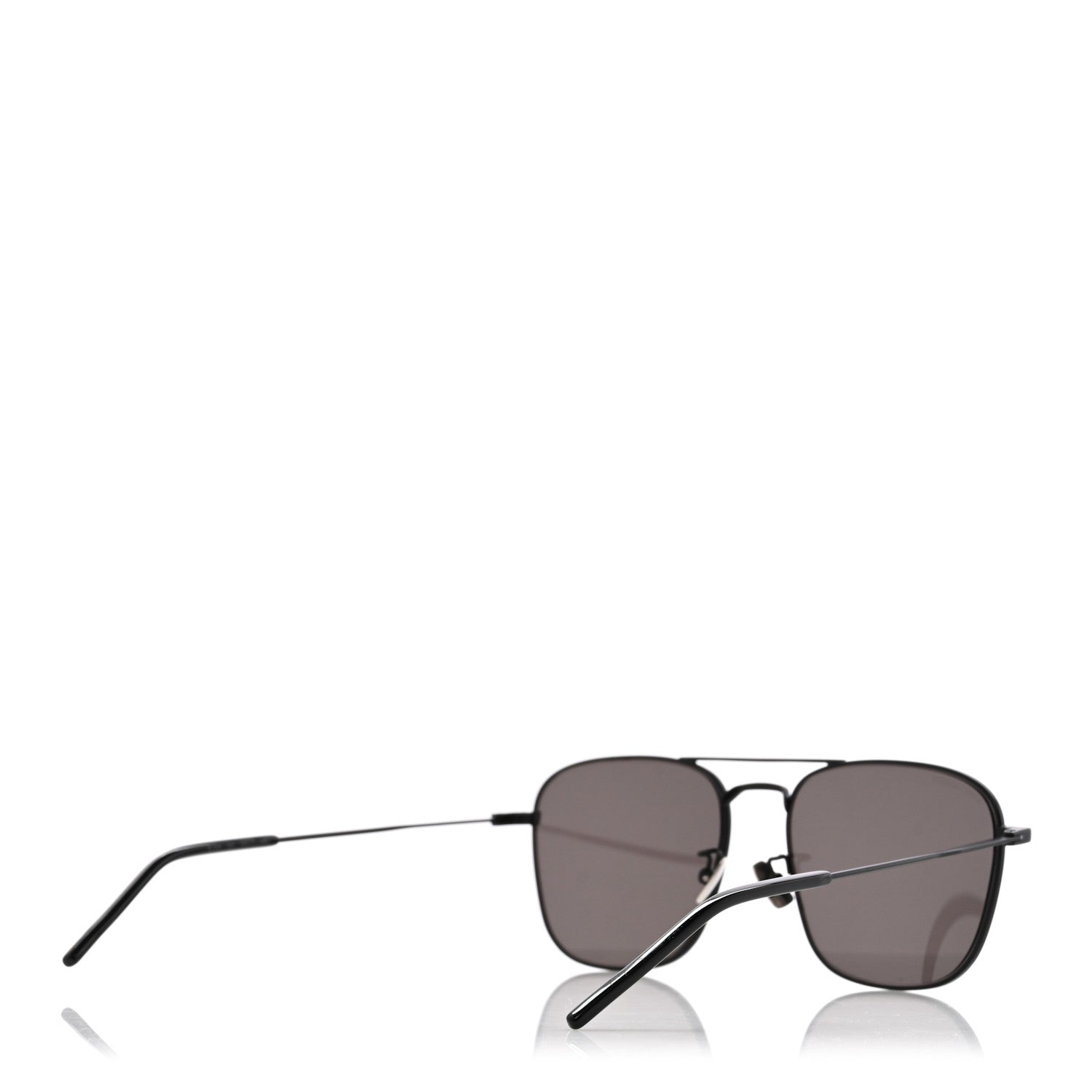 Acetate Metal Aviator SL309 Sunglasses Black