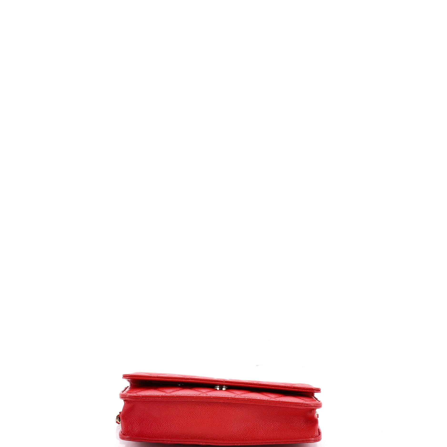 Wallet on Chain Quilted Caviar