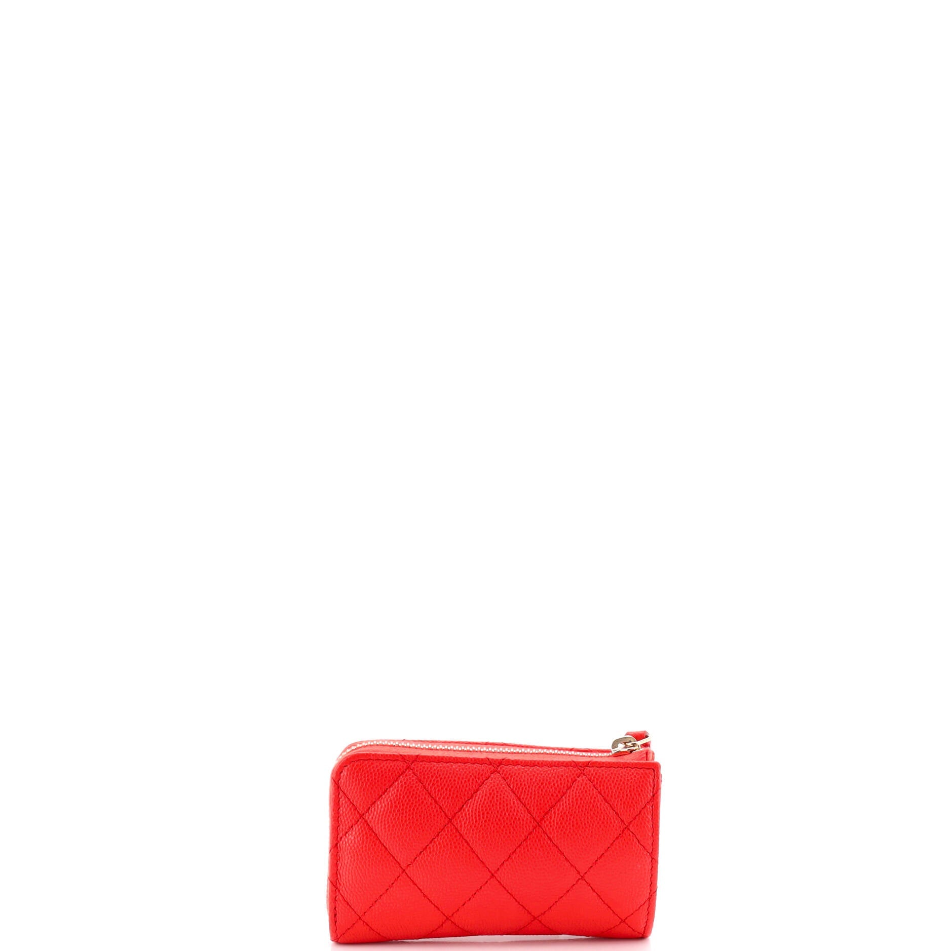Key Pouch Quilted Caviar