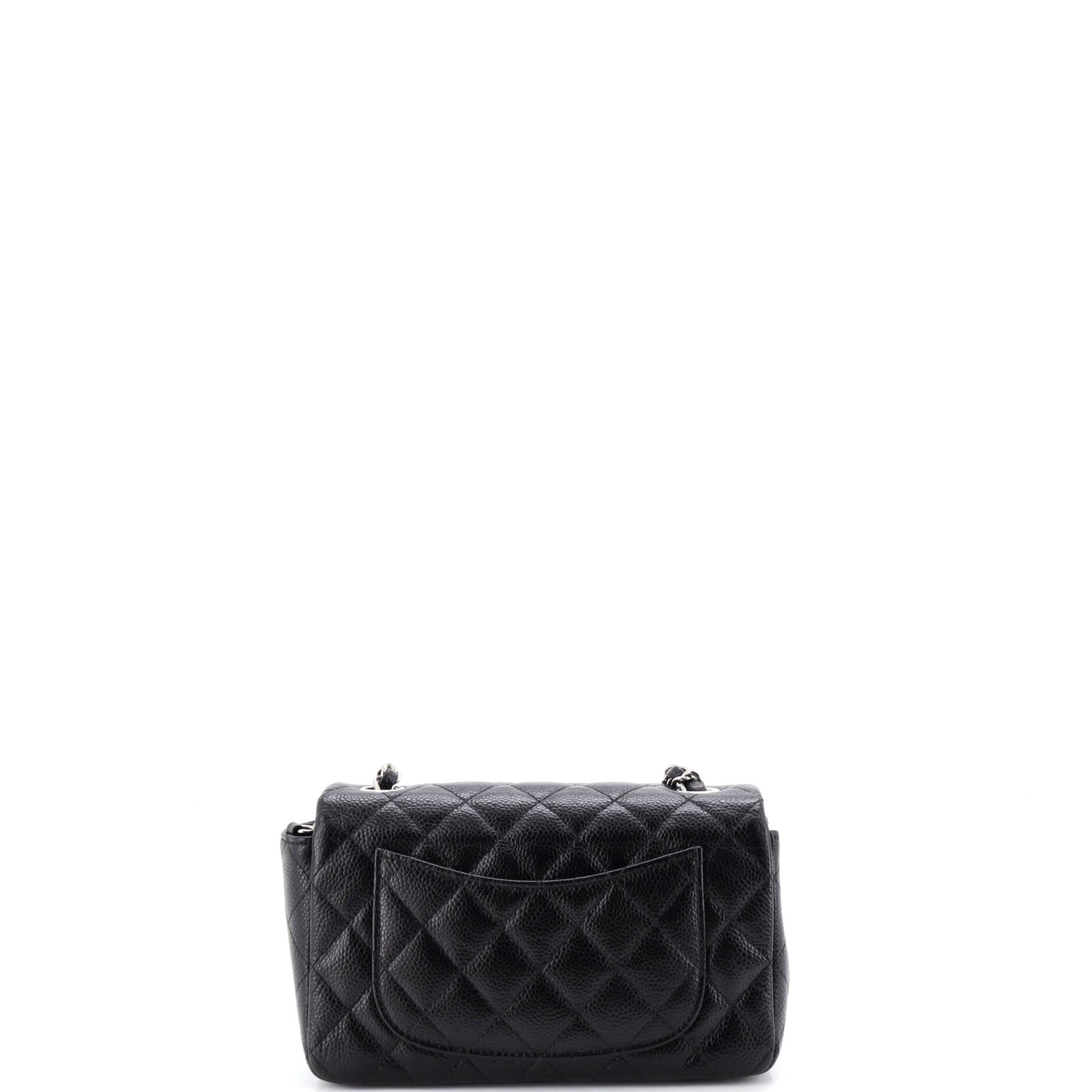 Classic Single Flap Bag Quilted Caviar Mini