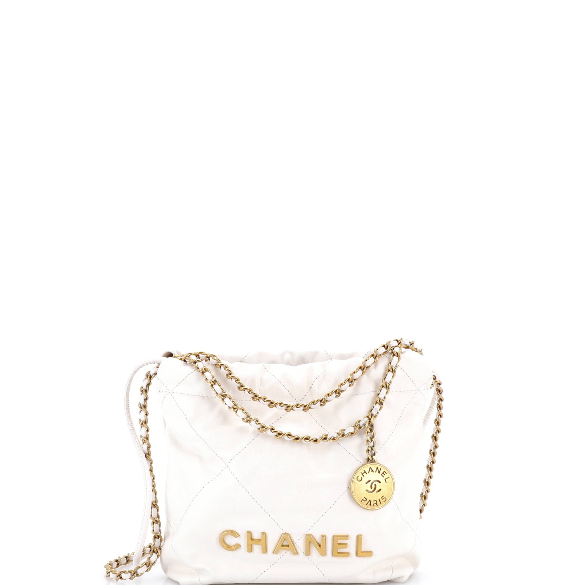 22 Chain Hobo Quilted Calfskin Mini