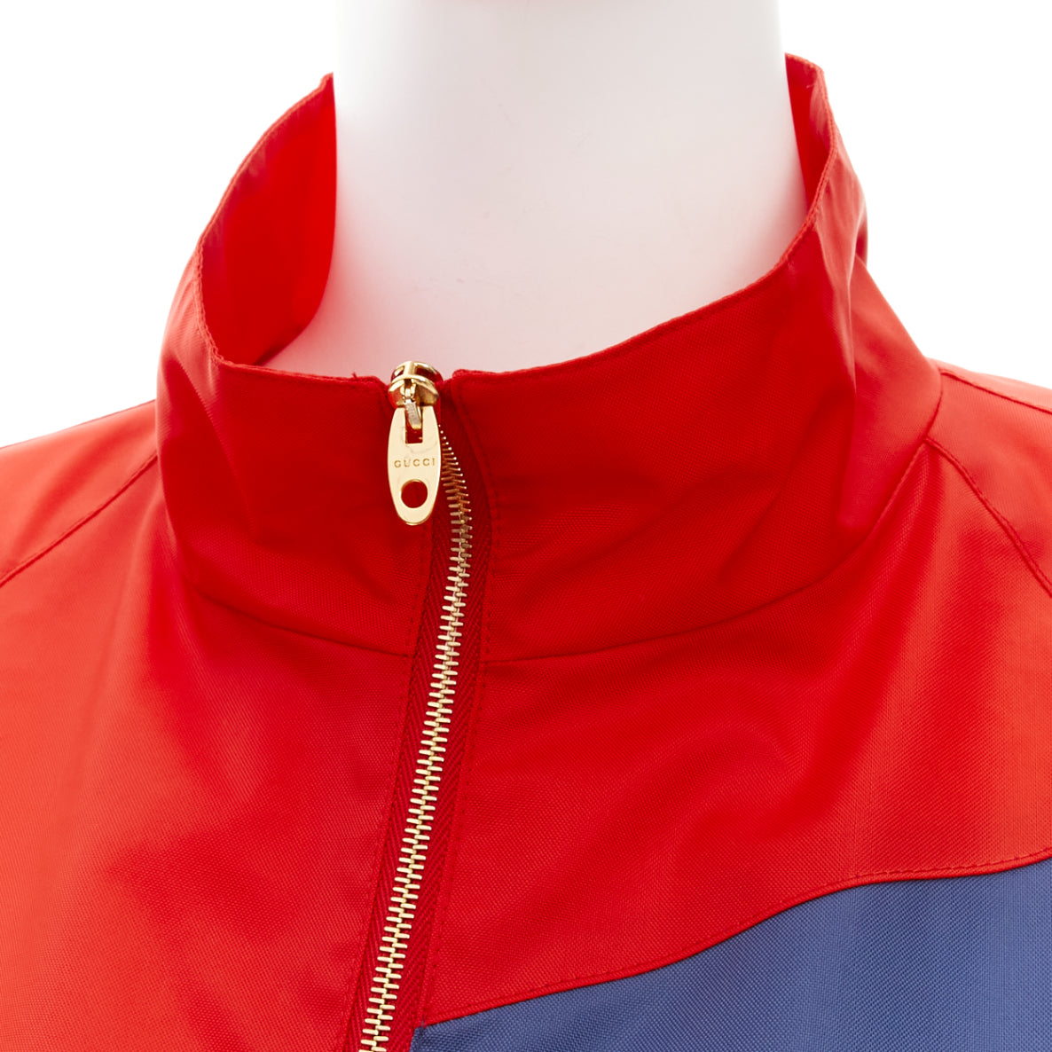 Women's Gucci Script logo nylon track coach jacket
