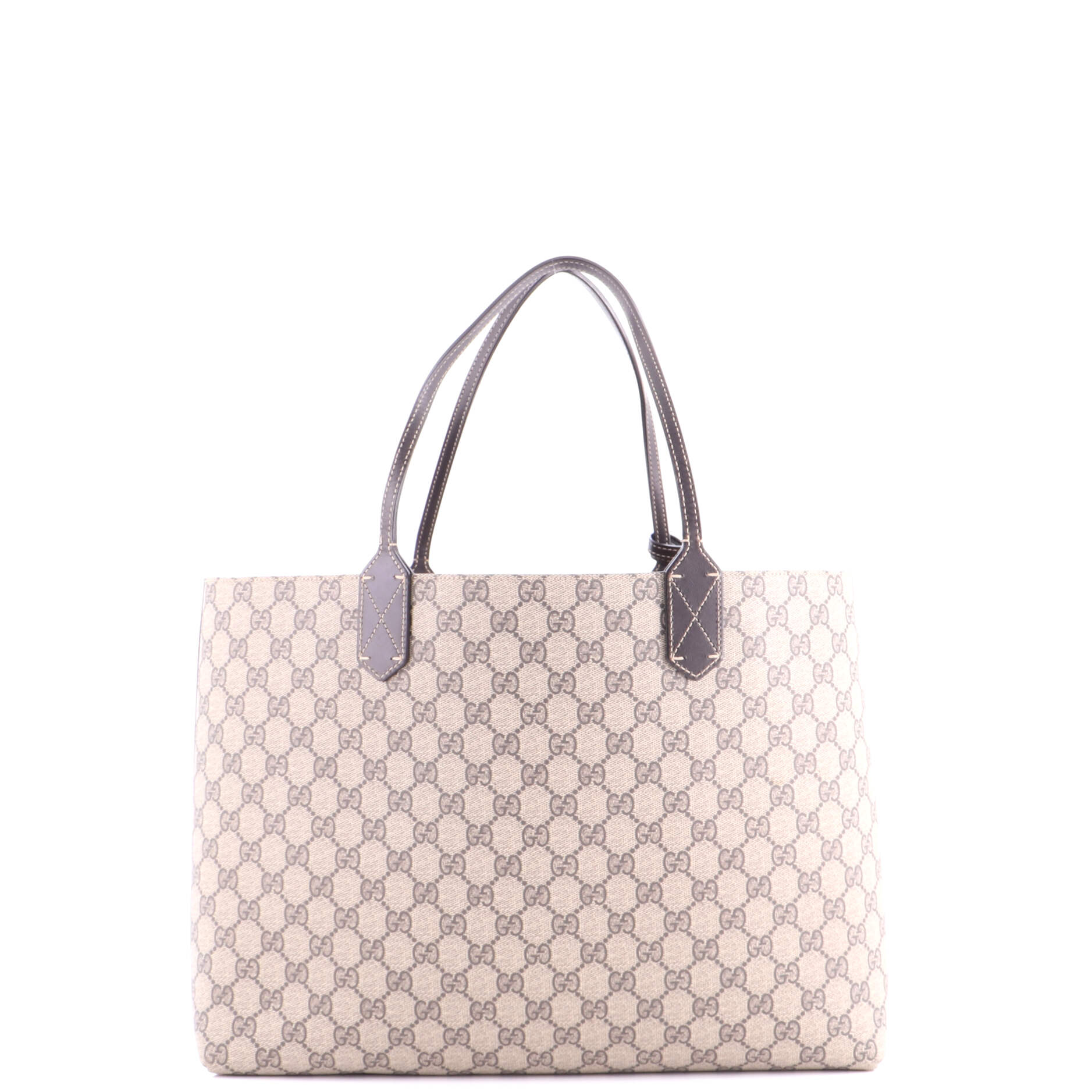 Reversible Tote GG Coated Canvas with Leather Medium