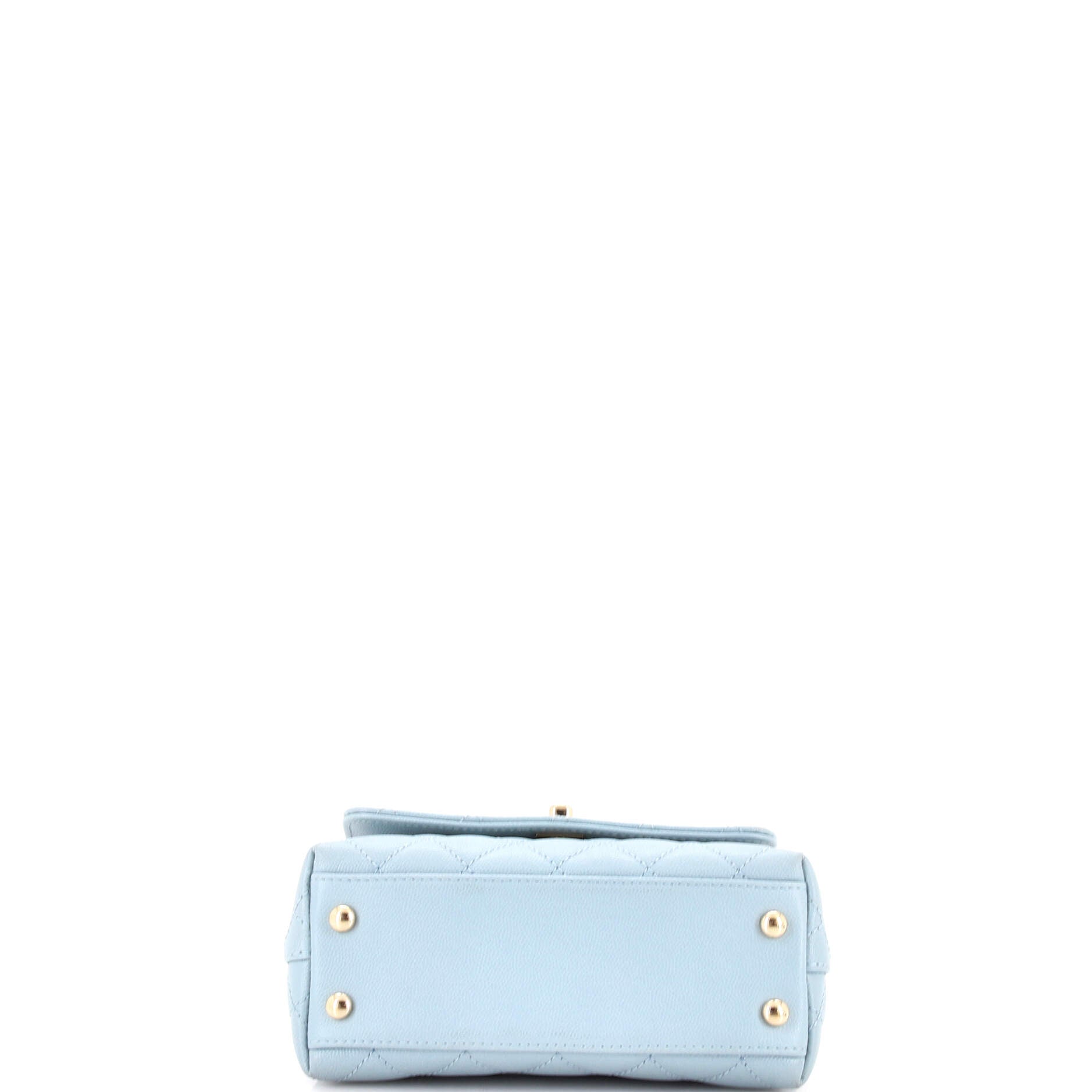 Coco Top Handle Bag Quilted Caviar Extra Mini