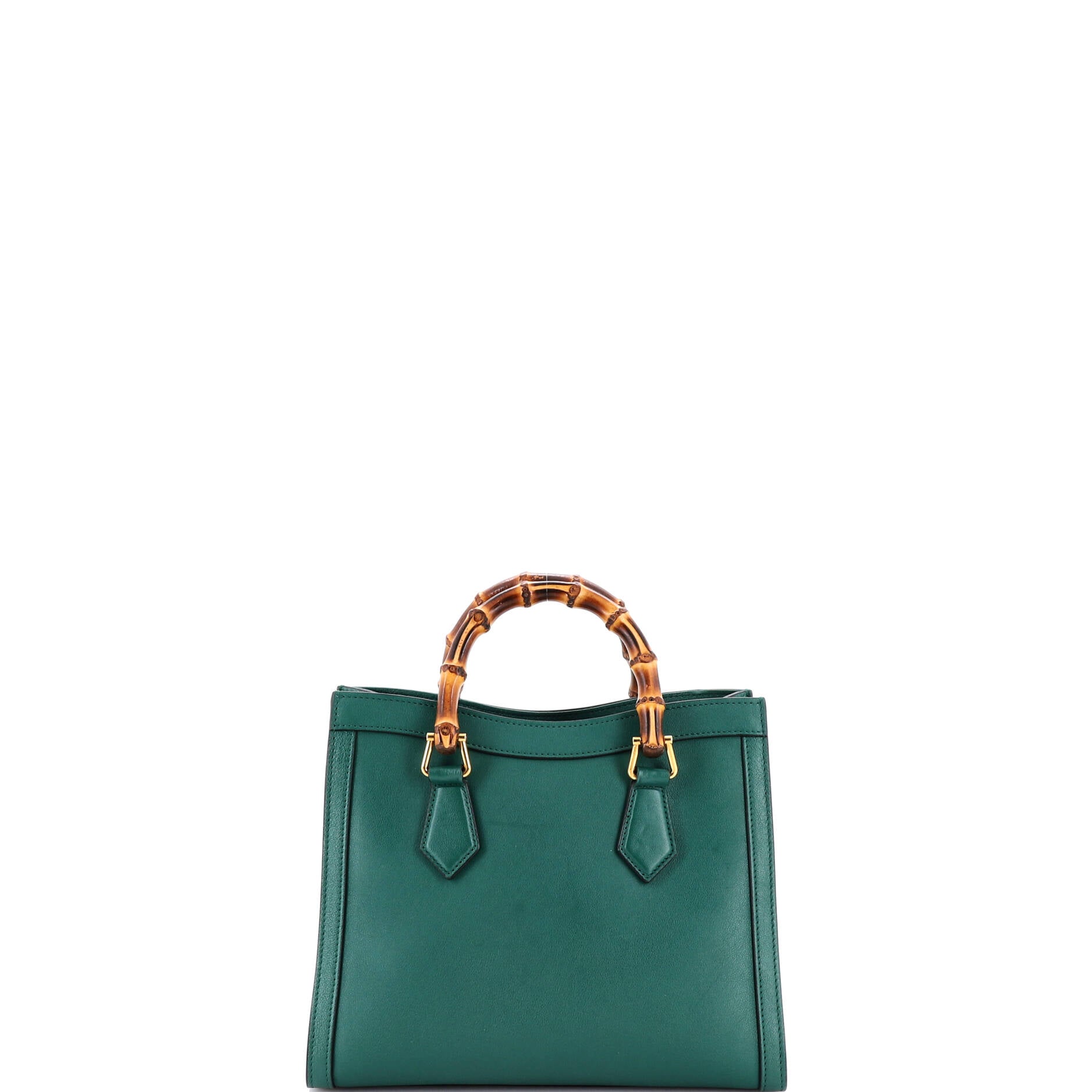 Diana NM Bamboo Handle Tote Leather Small