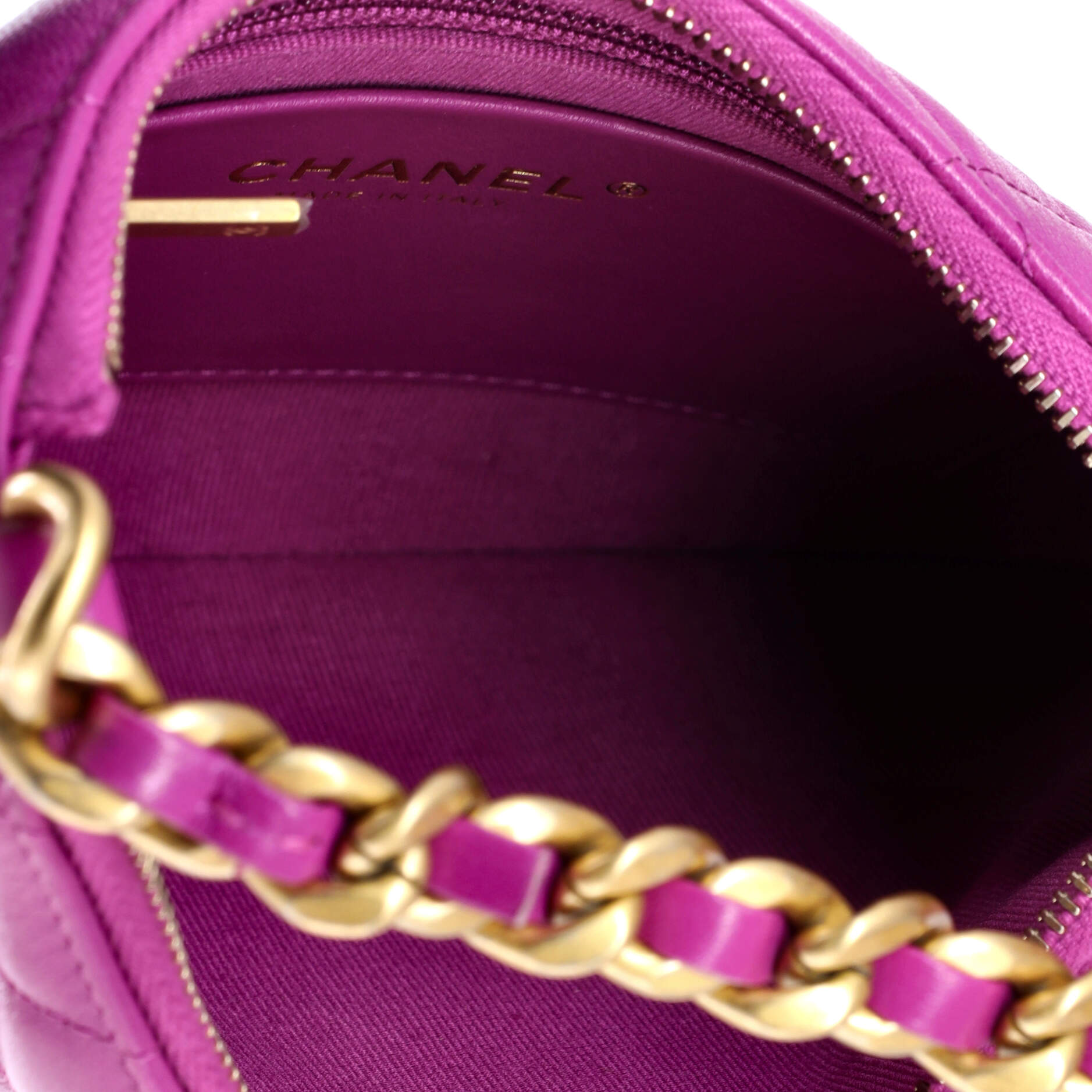 CC Chain Around Hobo Quilted Lambskin