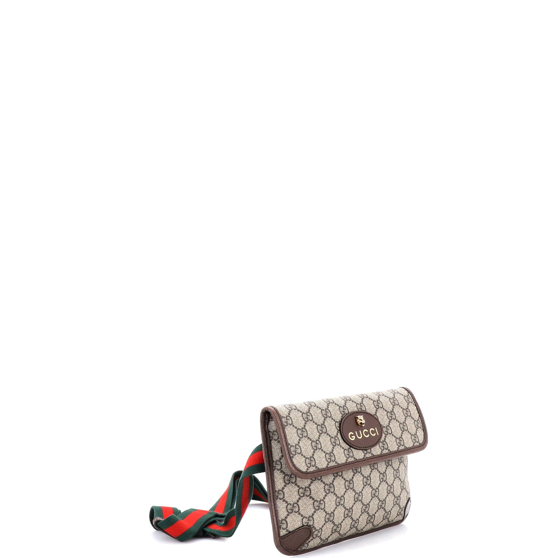 Neo Vintage Flap Belt Bag GG Coated Canvas