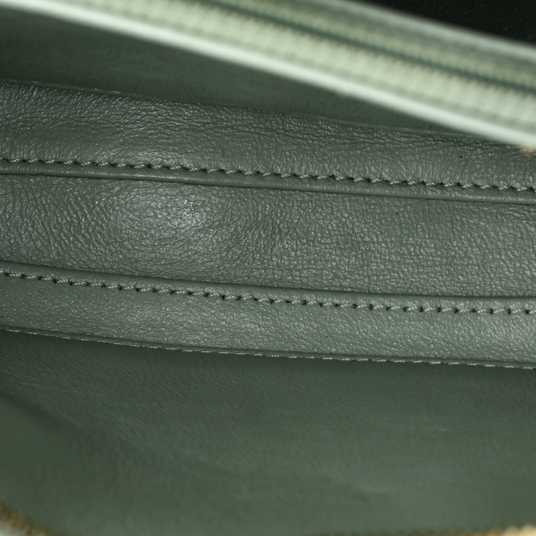 Filigree Vanity Case Quilted Caviar Medium
