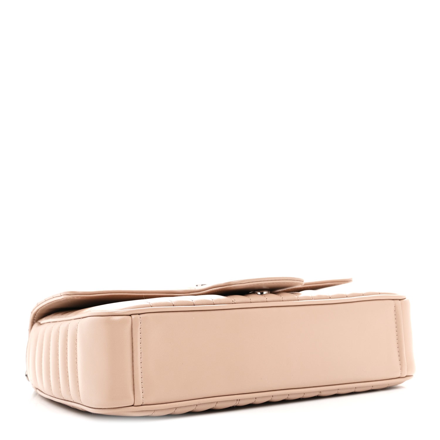 Soft Calfskin Impunture Diagramme Medium Chain Flap Shoulder Bag Cipria