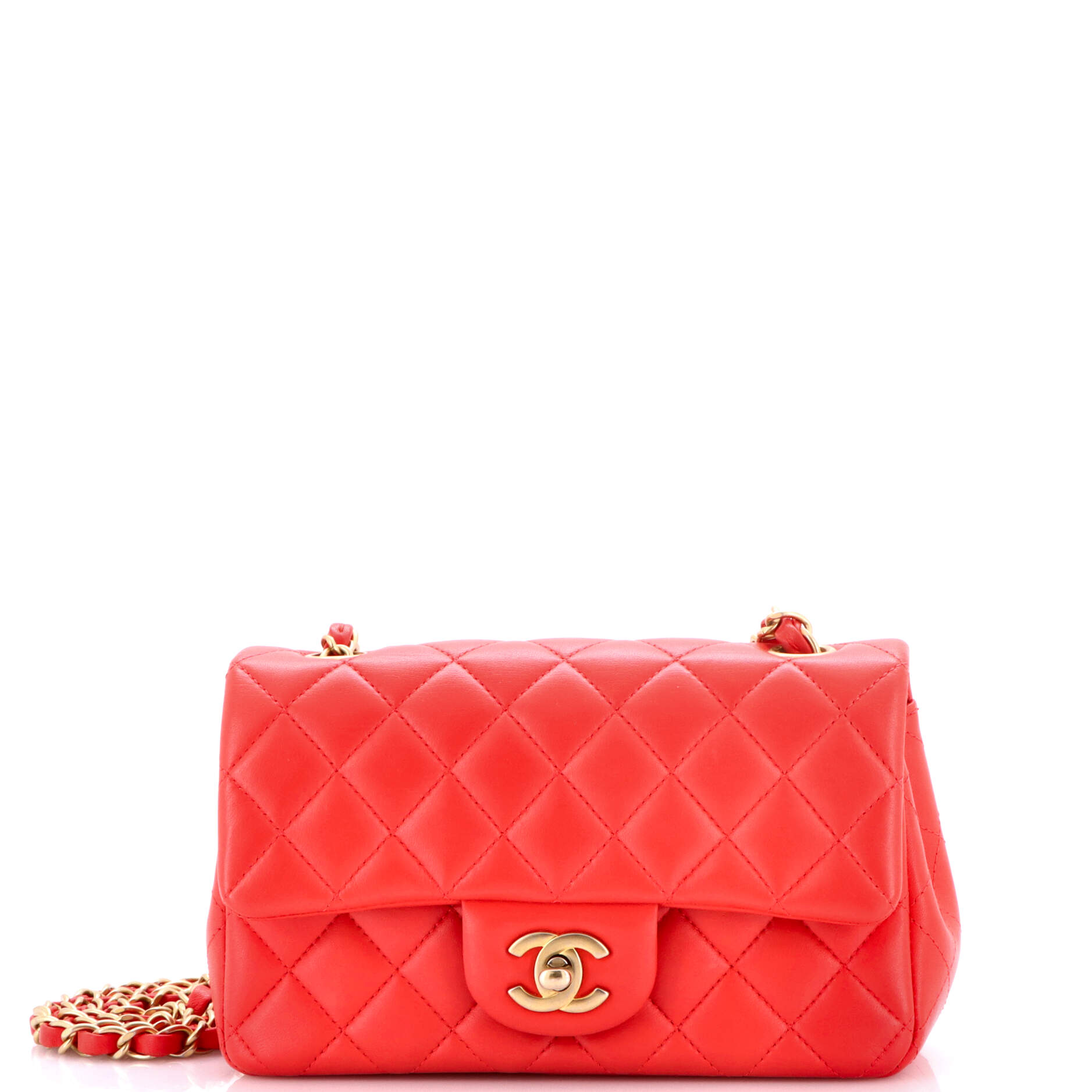 Classic Single Flap Bag Quilted Lambskin Mini