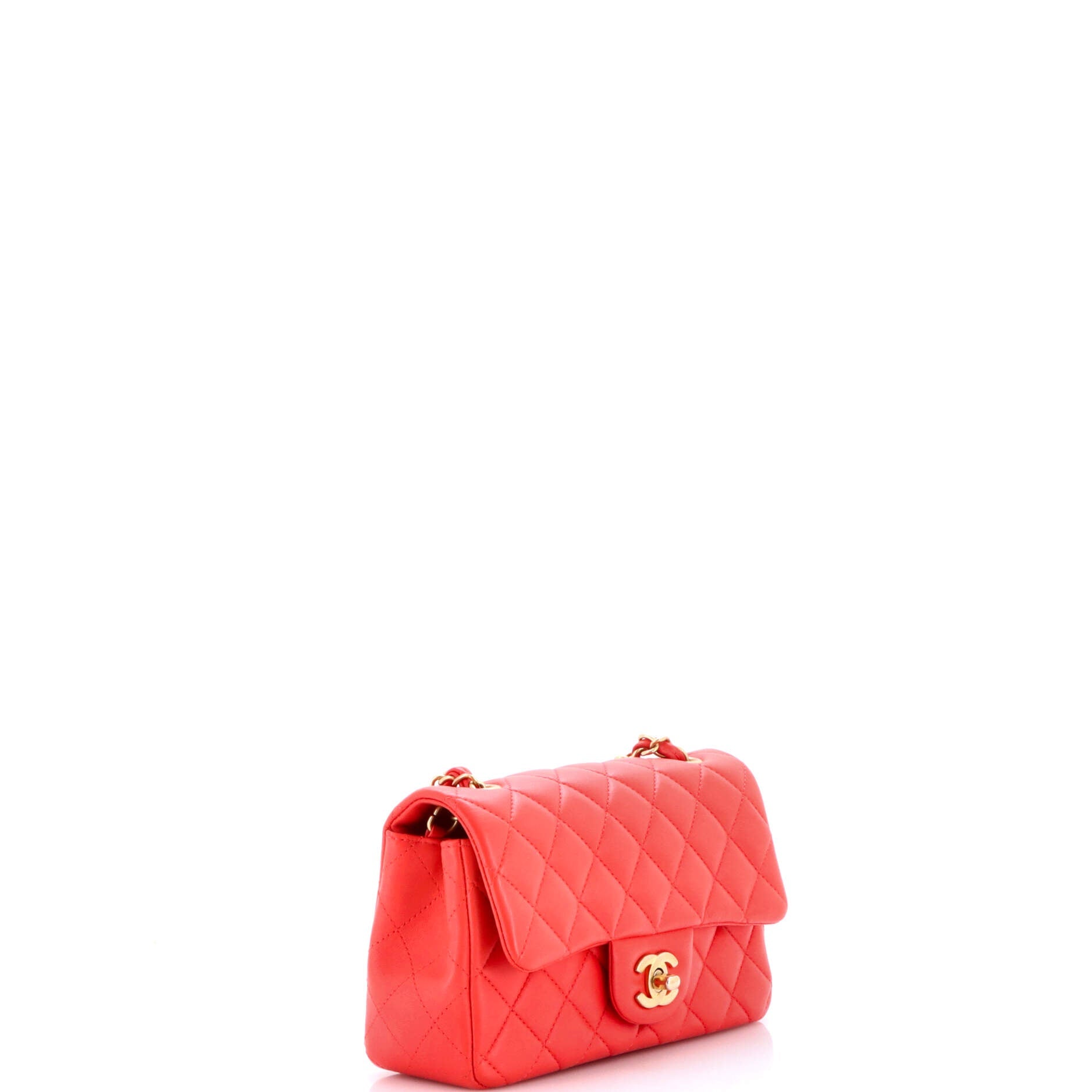 Classic Single Flap Bag Quilted Lambskin Mini