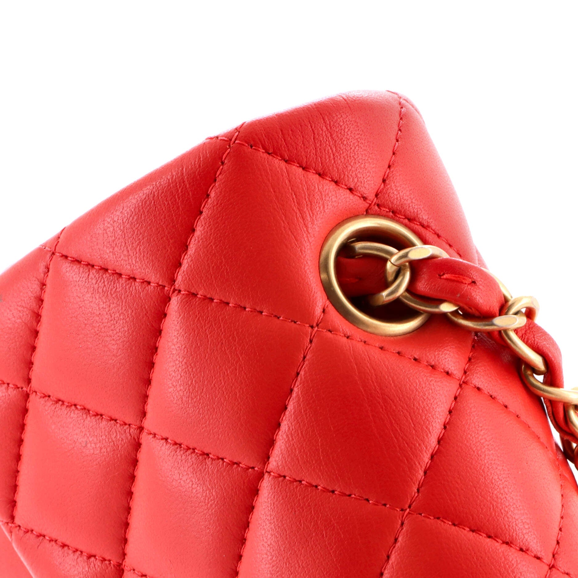 Classic Single Flap Bag Quilted Lambskin Mini