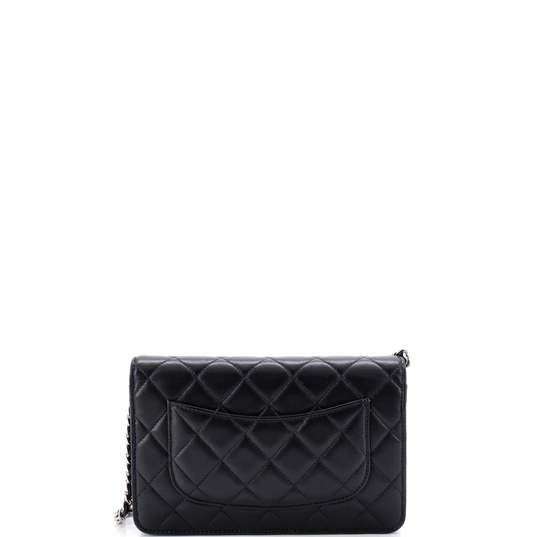 Wallet on Chain Quilted Lambskin