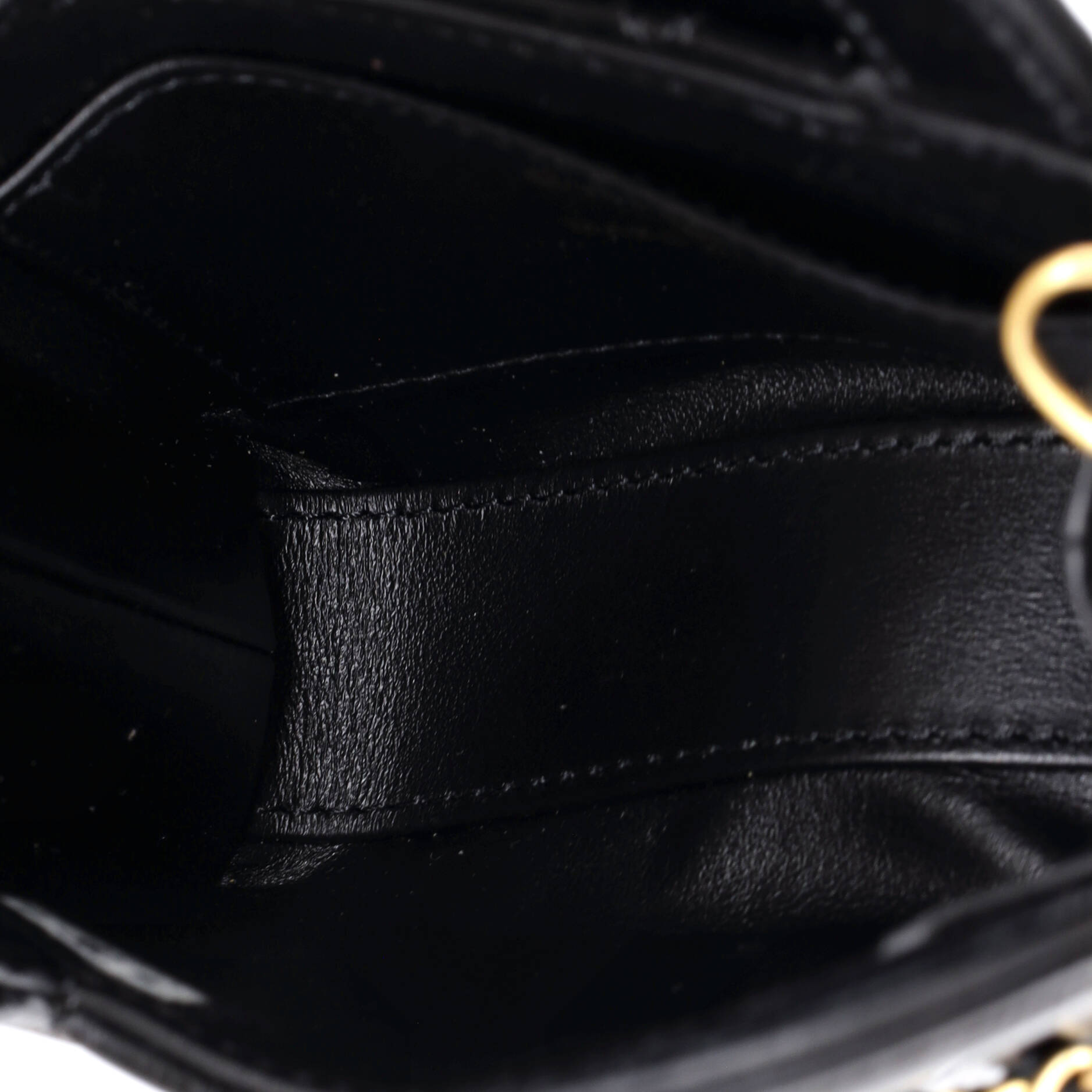 Kelly Top Handle Shopping Bag Quilted Shiny Aged Calfskin Nano