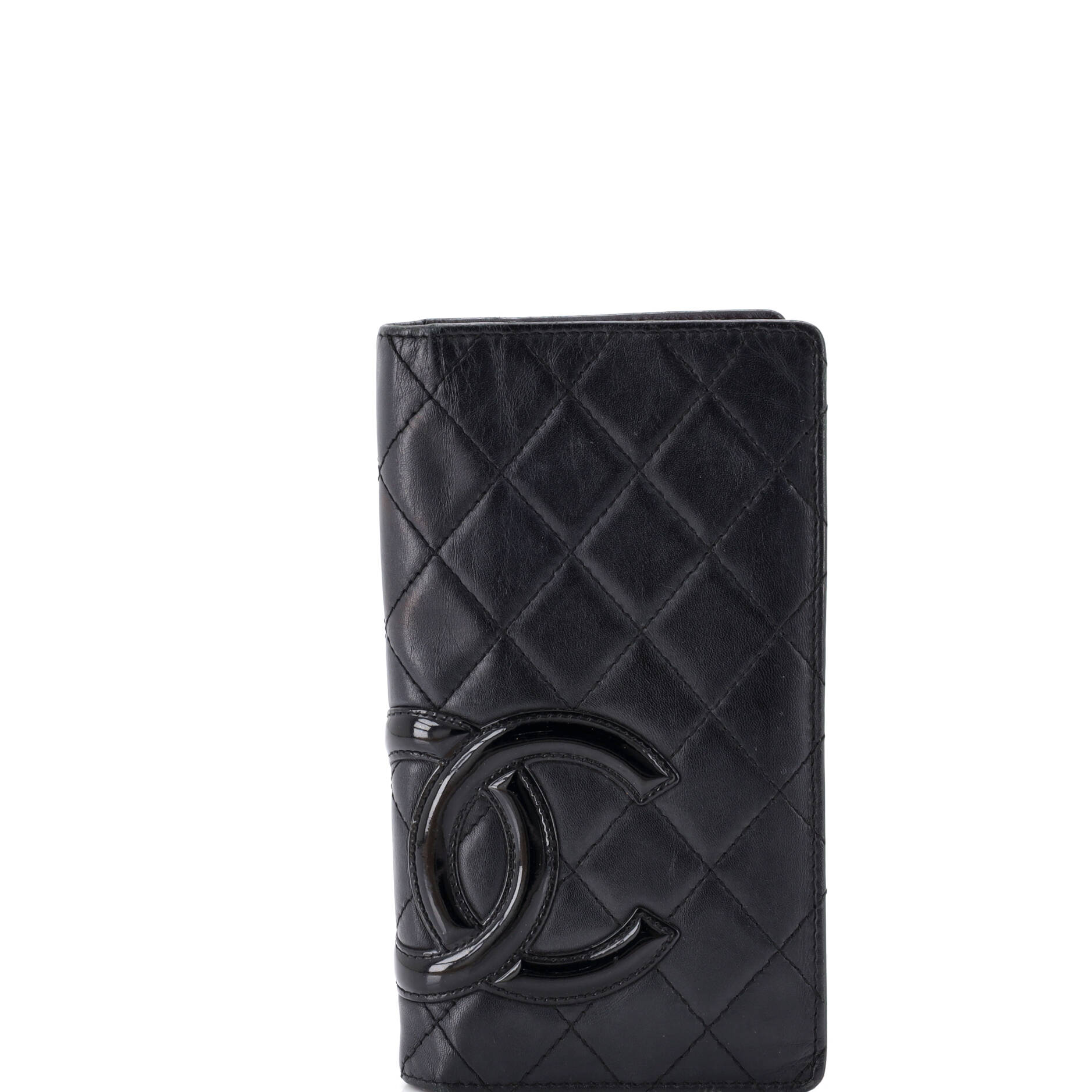 Cambon Bifold Wallet Quilted Calfskin Long