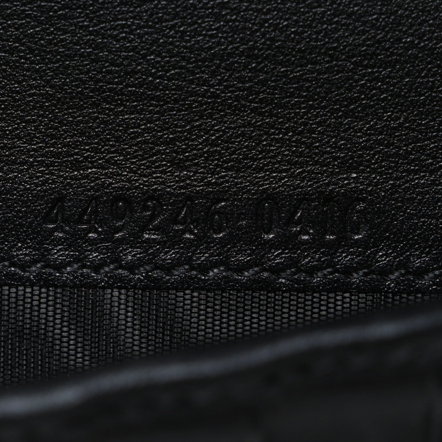 Microguccissima Zip Around Top Handle Travel Wallet Black