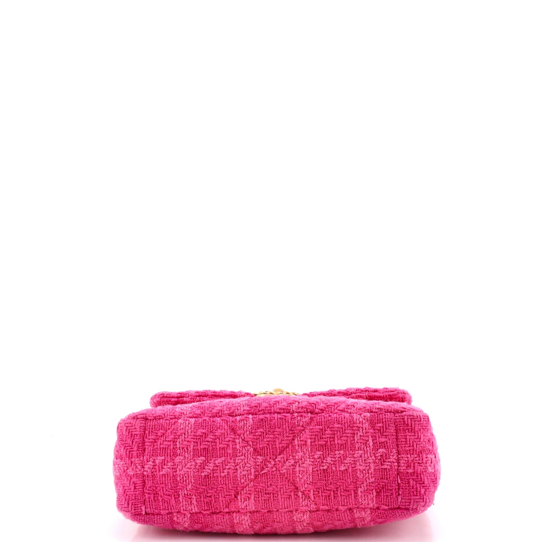 19 Flap Bag Quilted Tweed Medium
