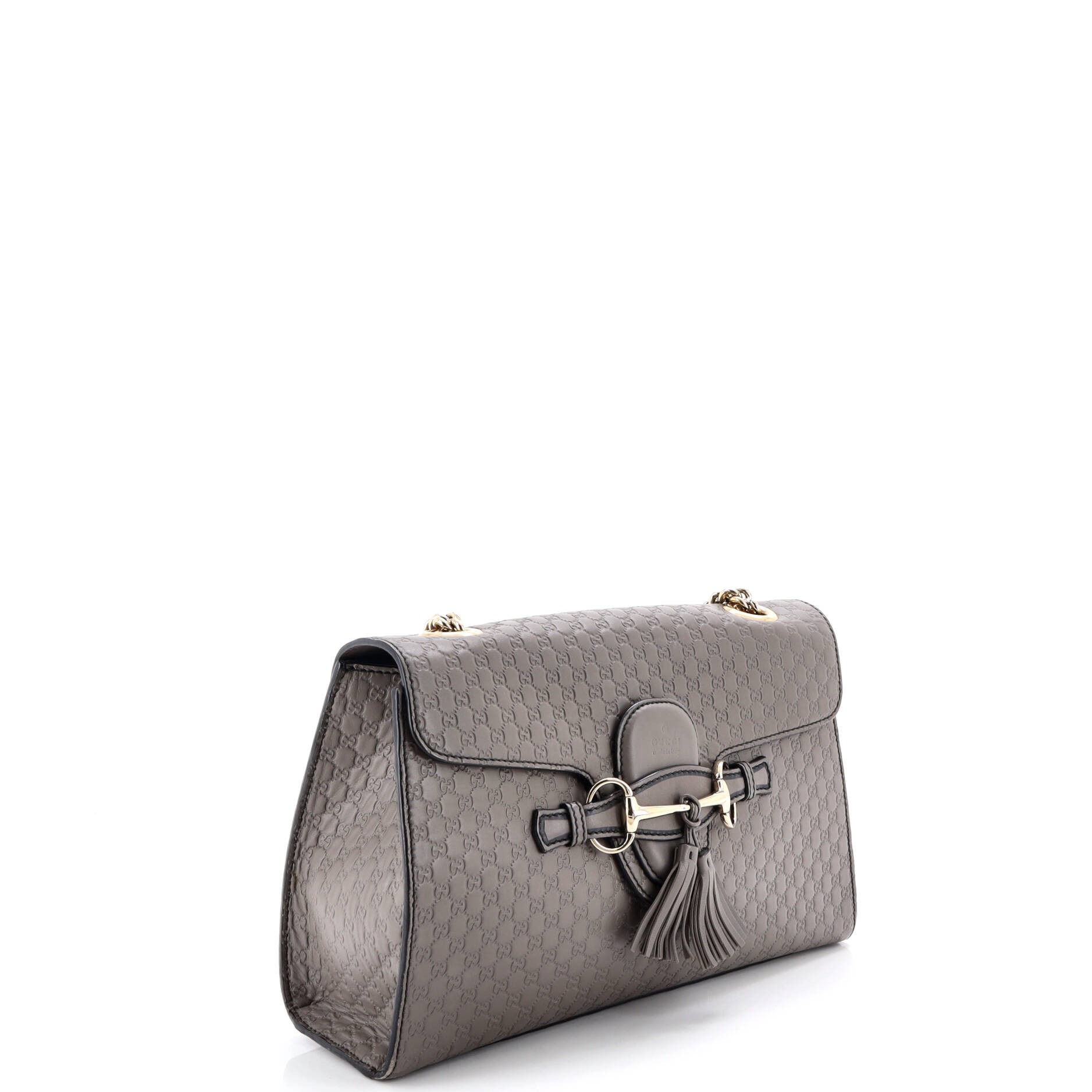Emily Chain Flap Bag Microguccissima Leather Medium