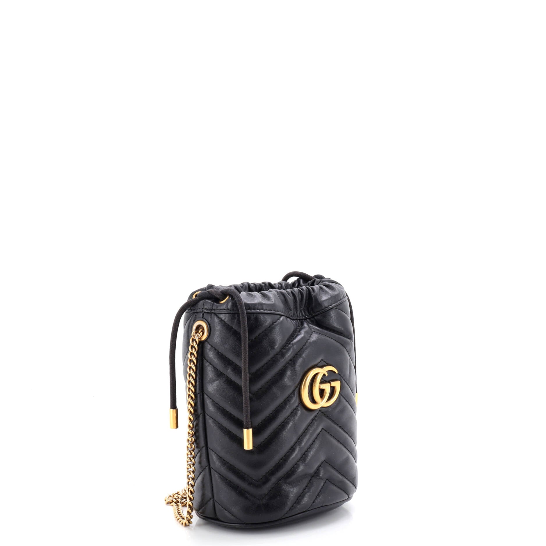 GG Marmont Bucket Bag Matelasse Leather Mini