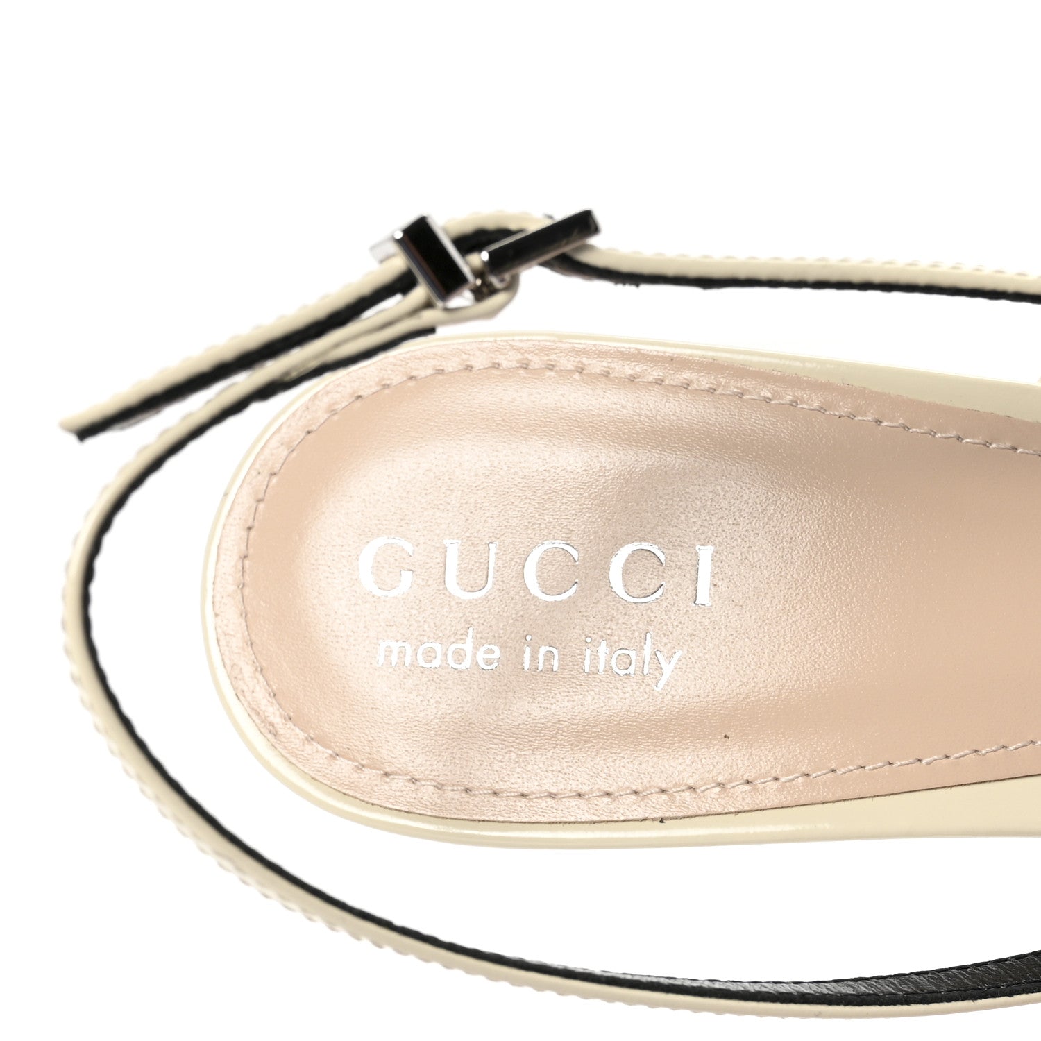 Patent Regents Slingback Pumps 38 New Ivoire