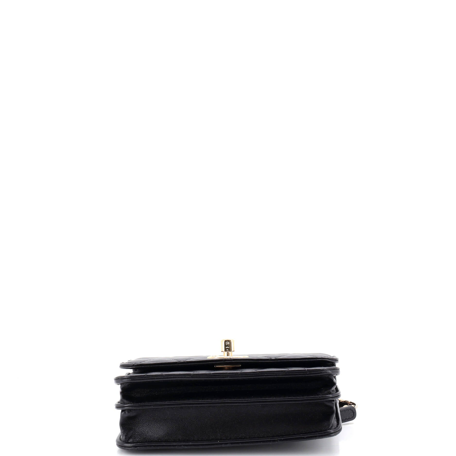 Trendy CC Wallet on Chain Quilted Lambskin Mini