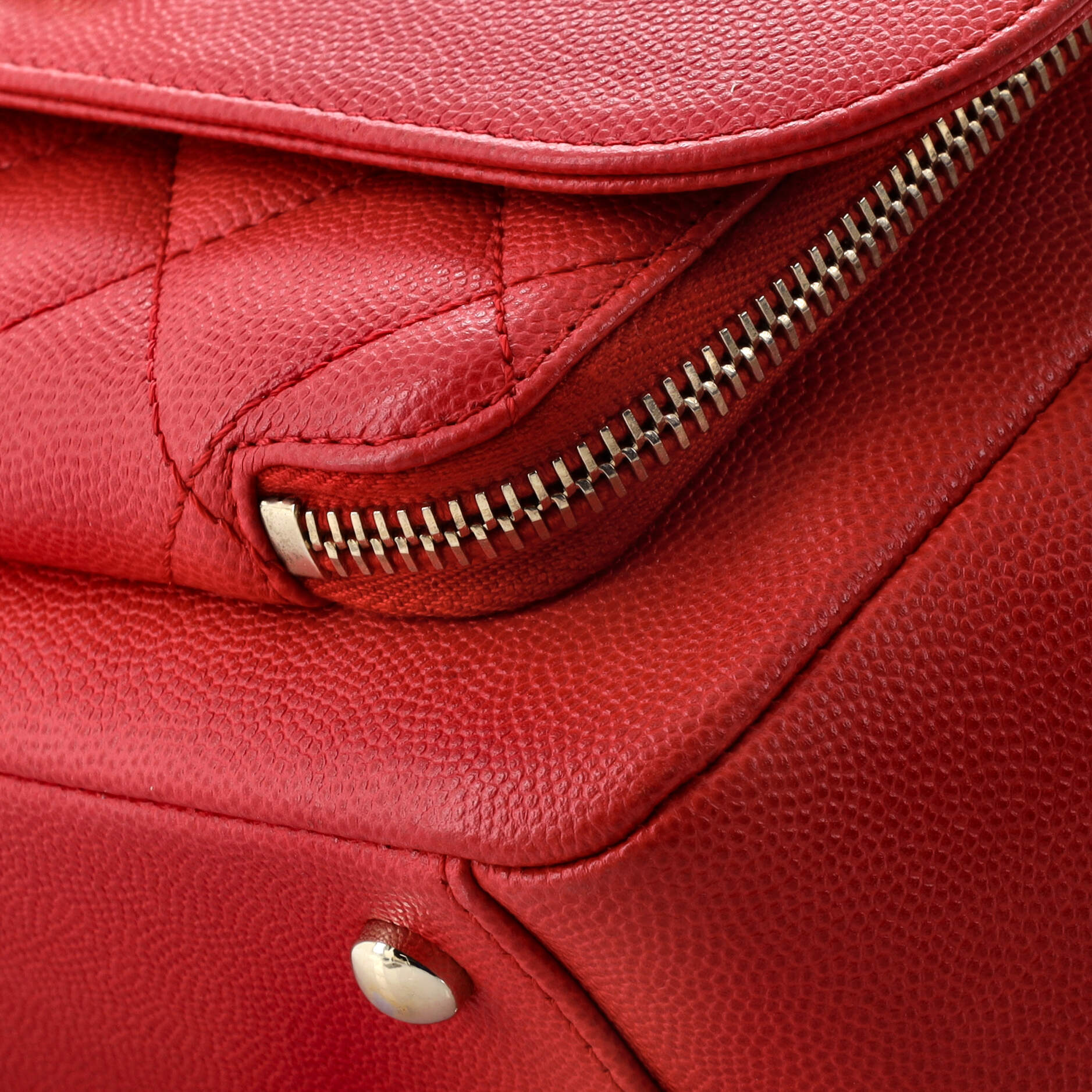 Business Affinity Flap Bag Quilted Caviar Small