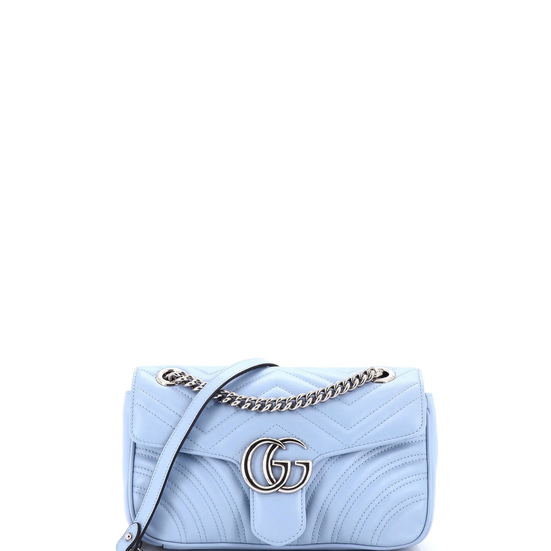 GG Marmont Flap Bag Matelasse Leather Small