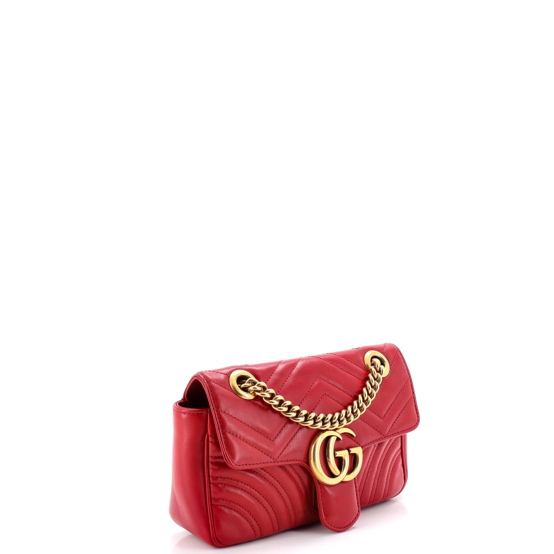 GG Marmont Flap Bag Matelasse Leather Mini