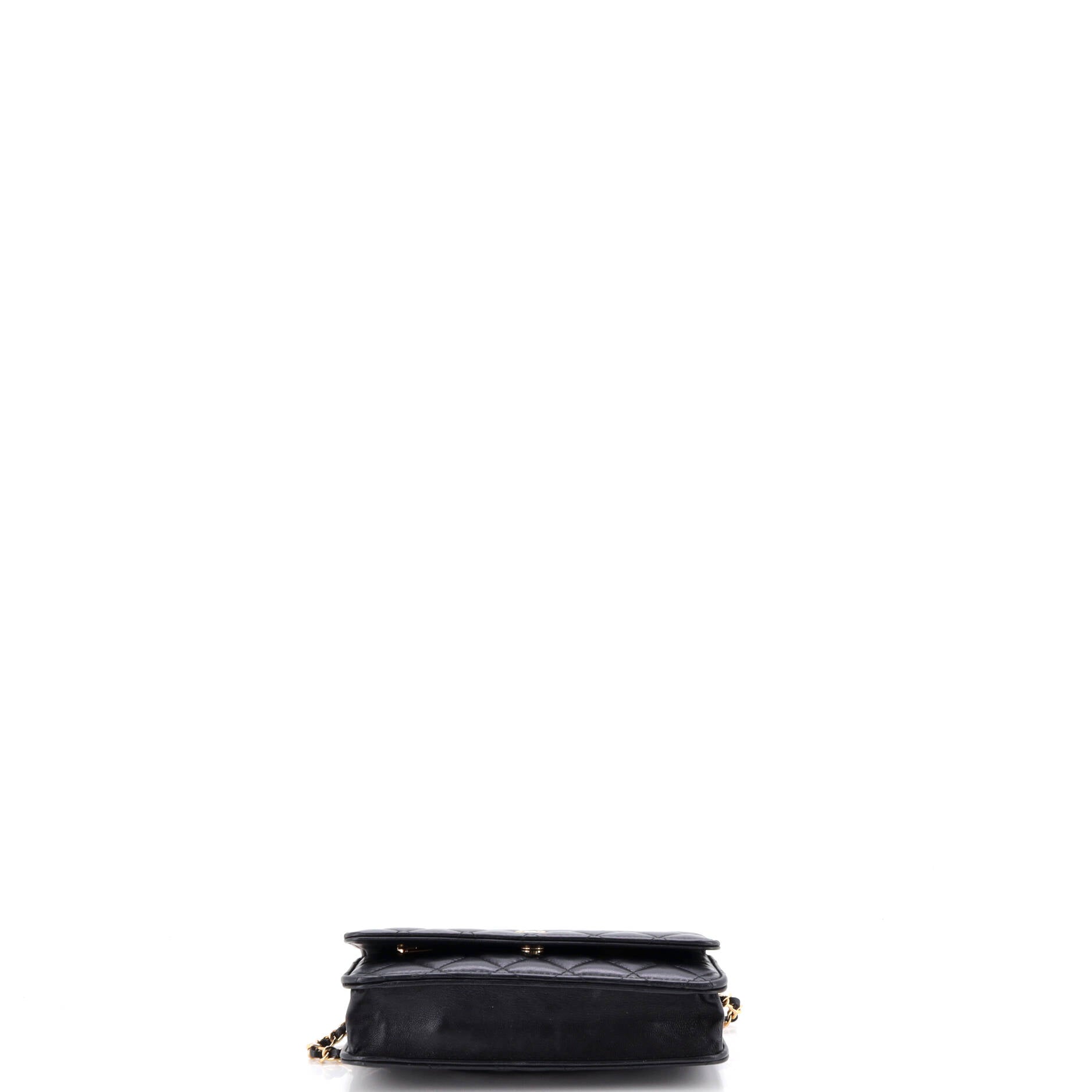 Wallet on Chain Quilted Lambskin