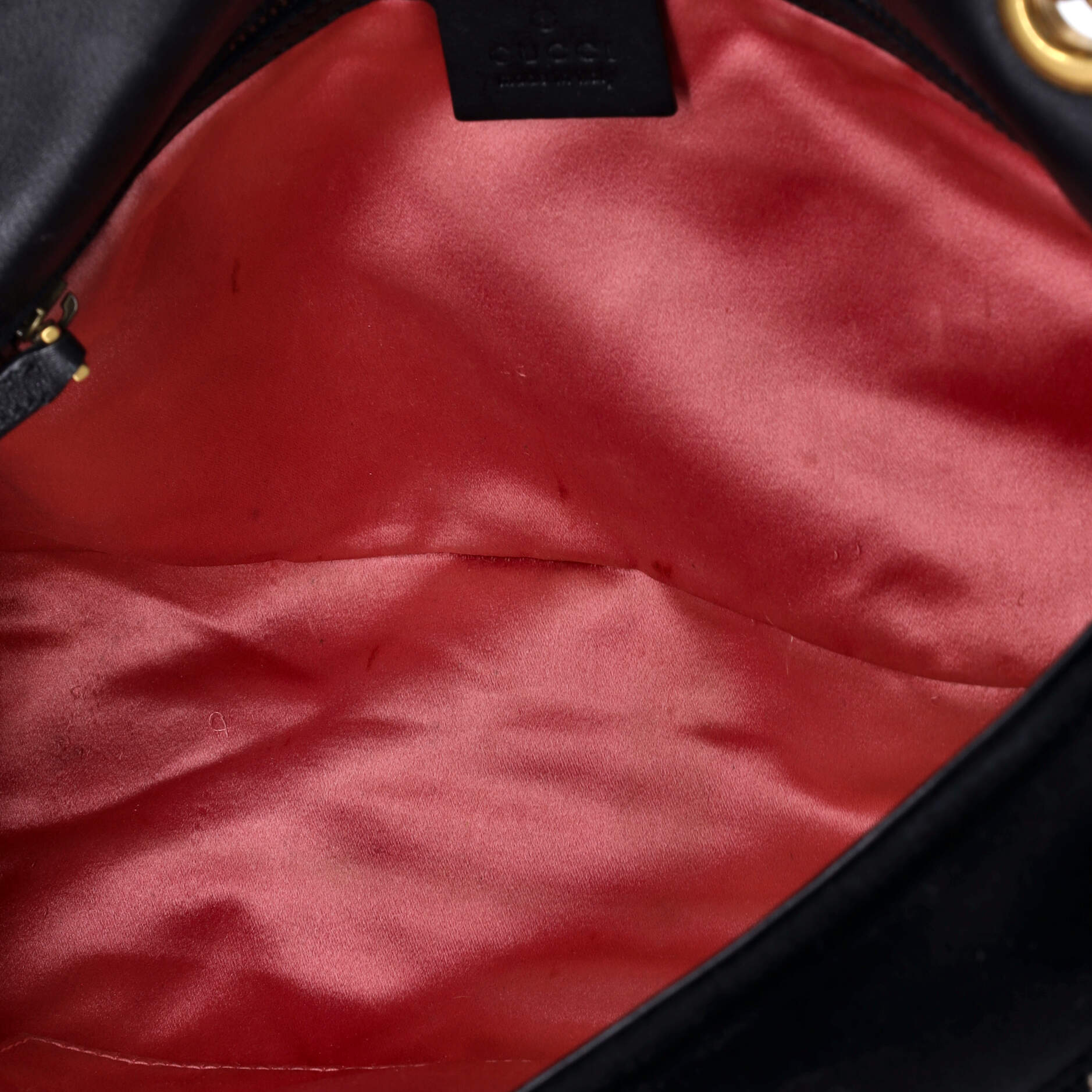 GG Marmont Flap Bag Embroidered Matelasse Velvet Medium