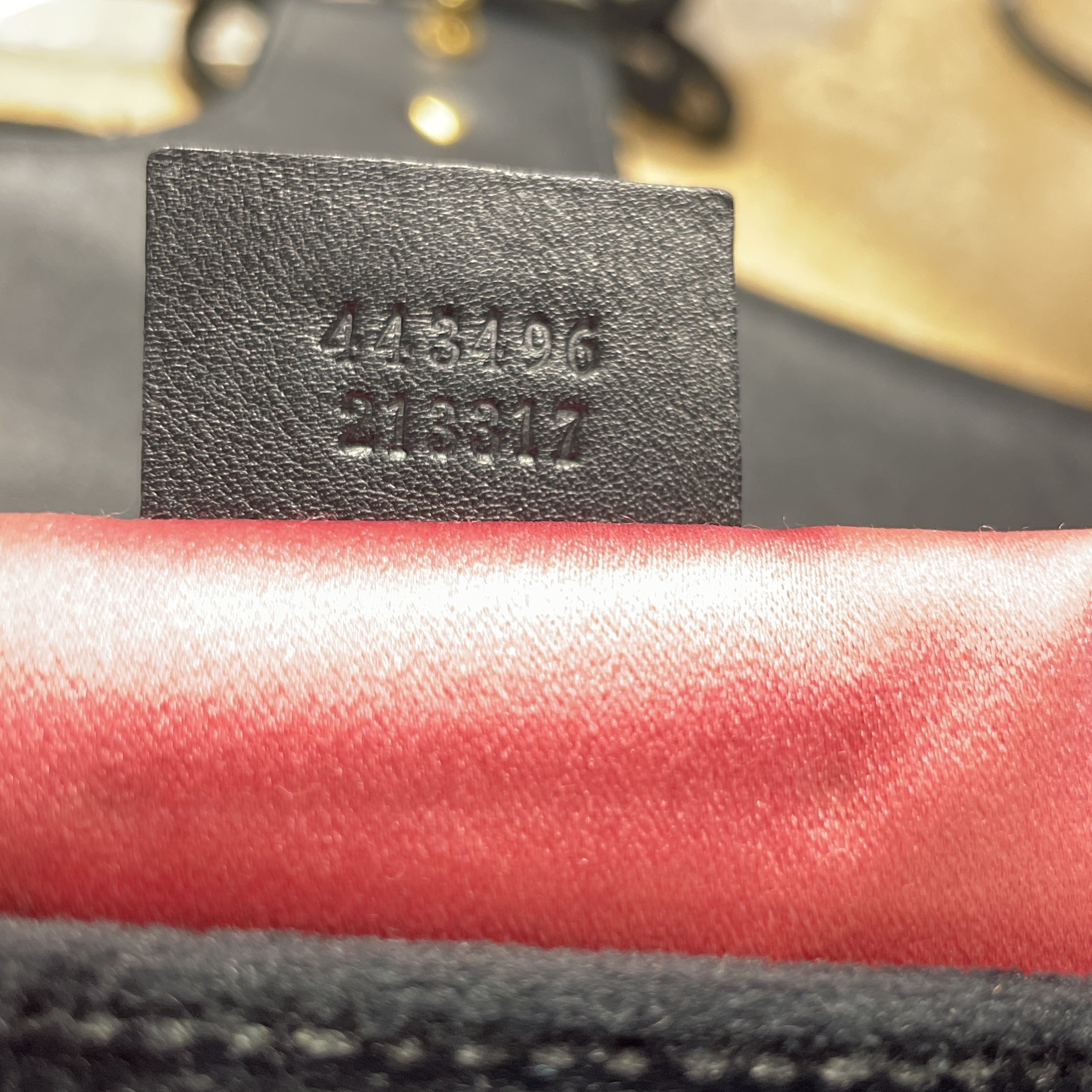GG Marmont Flap Bag Embroidered Matelasse Velvet Medium