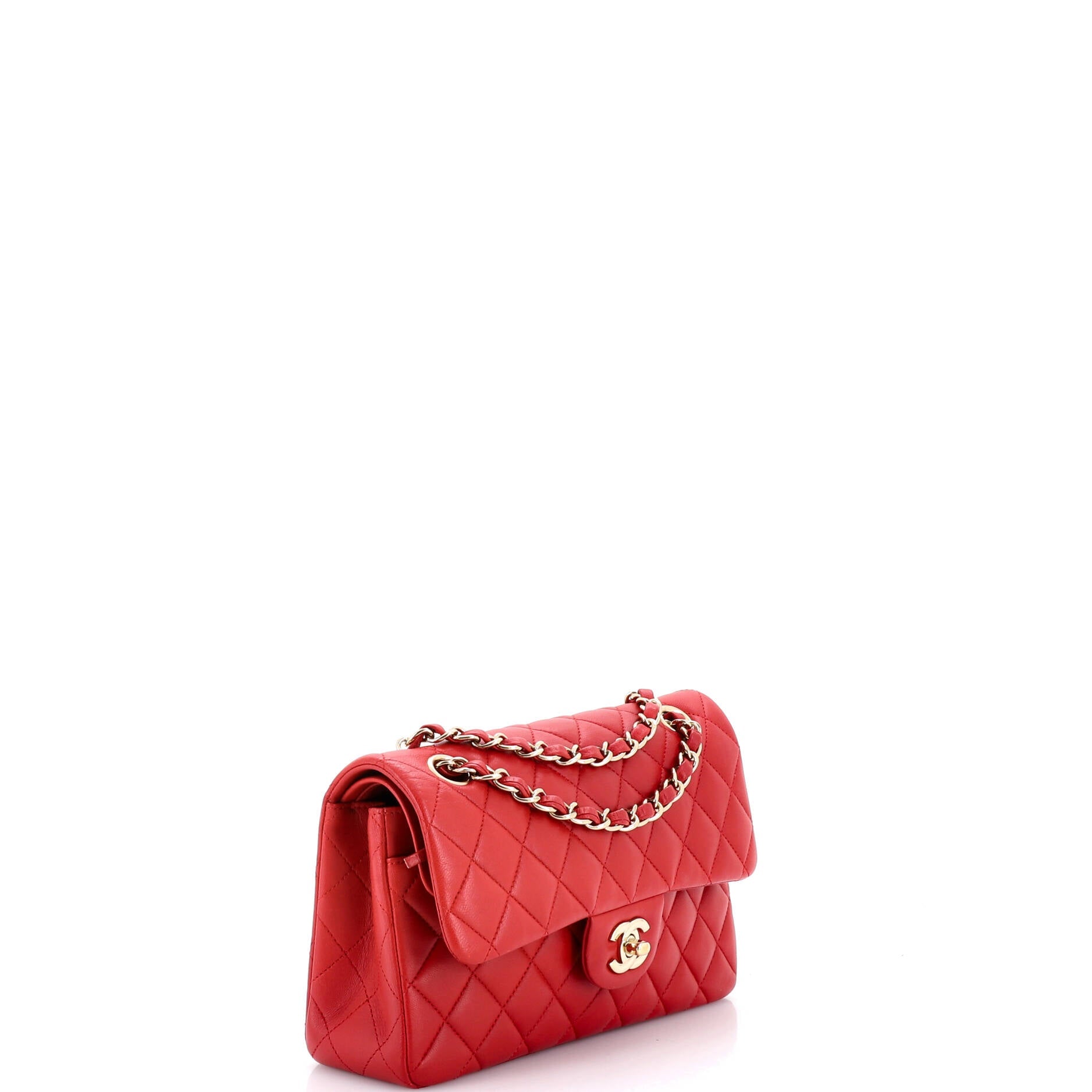 Classic Double Flap Bag Quilted Lambskin Small
