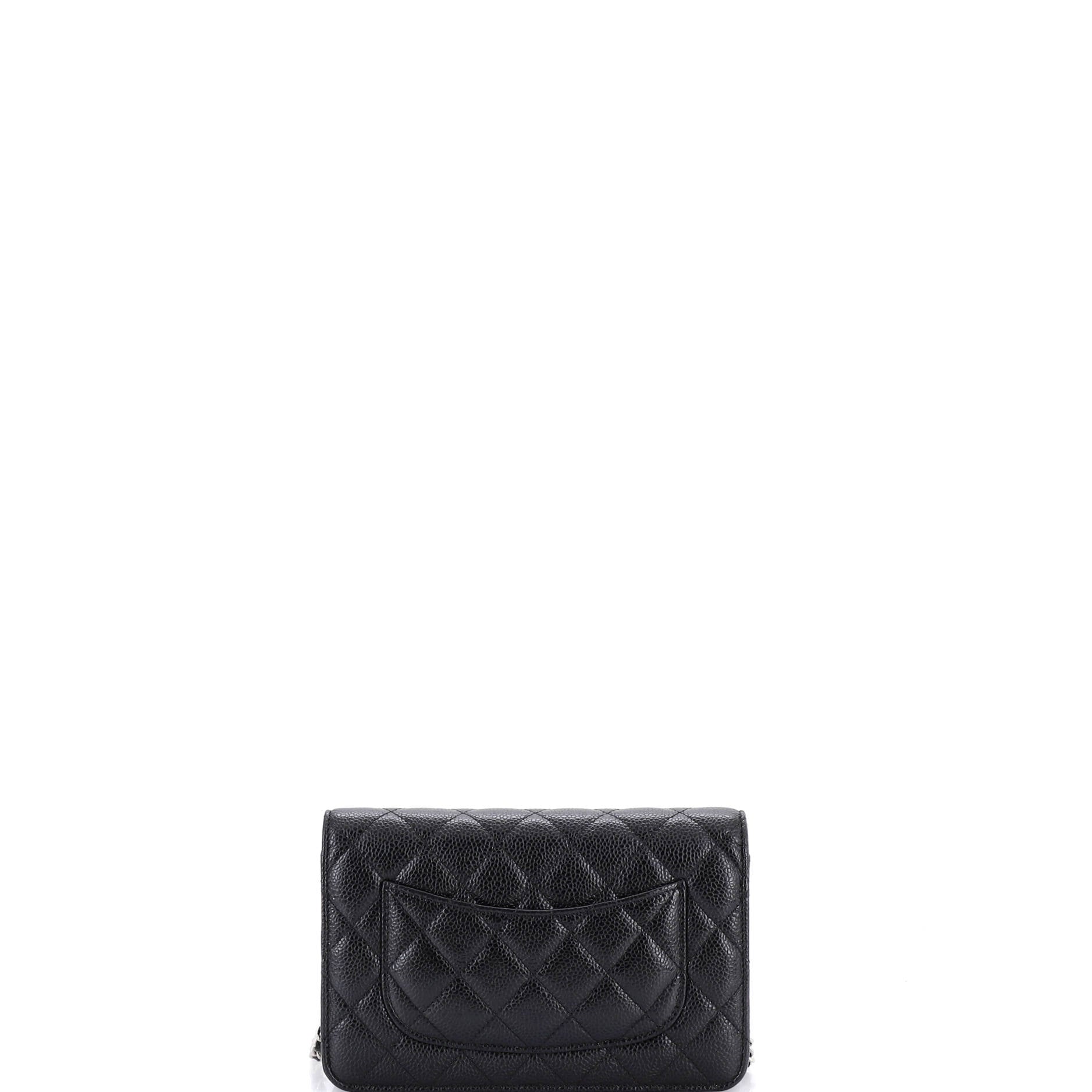Wallet on Chain Quilted Caviar