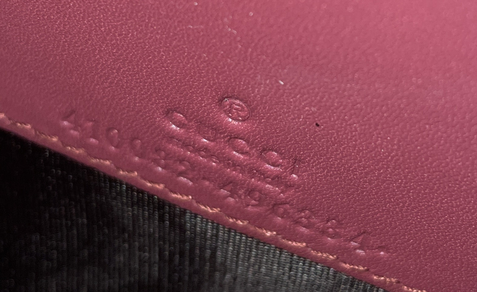 Chain Wallet Blooms Print GG Coated Canvas
