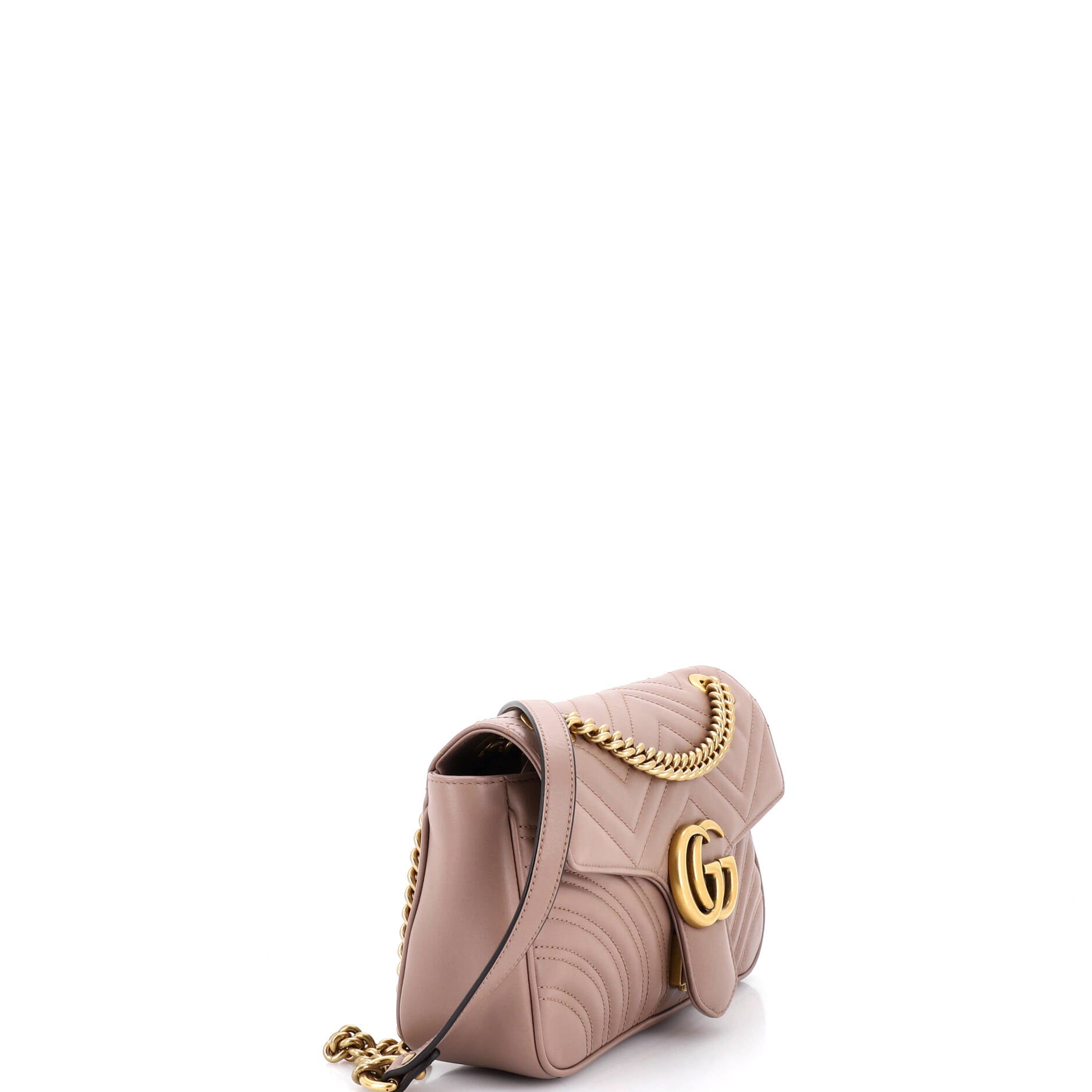 GG Marmont Flap Bag Matelasse Leather Medium